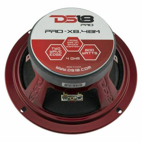 DS18 Red 3000W 4 Channel Amp 4x 3200W PRO-X8.4BM 2x 240W TWX1 Super Tweeters - Image 5