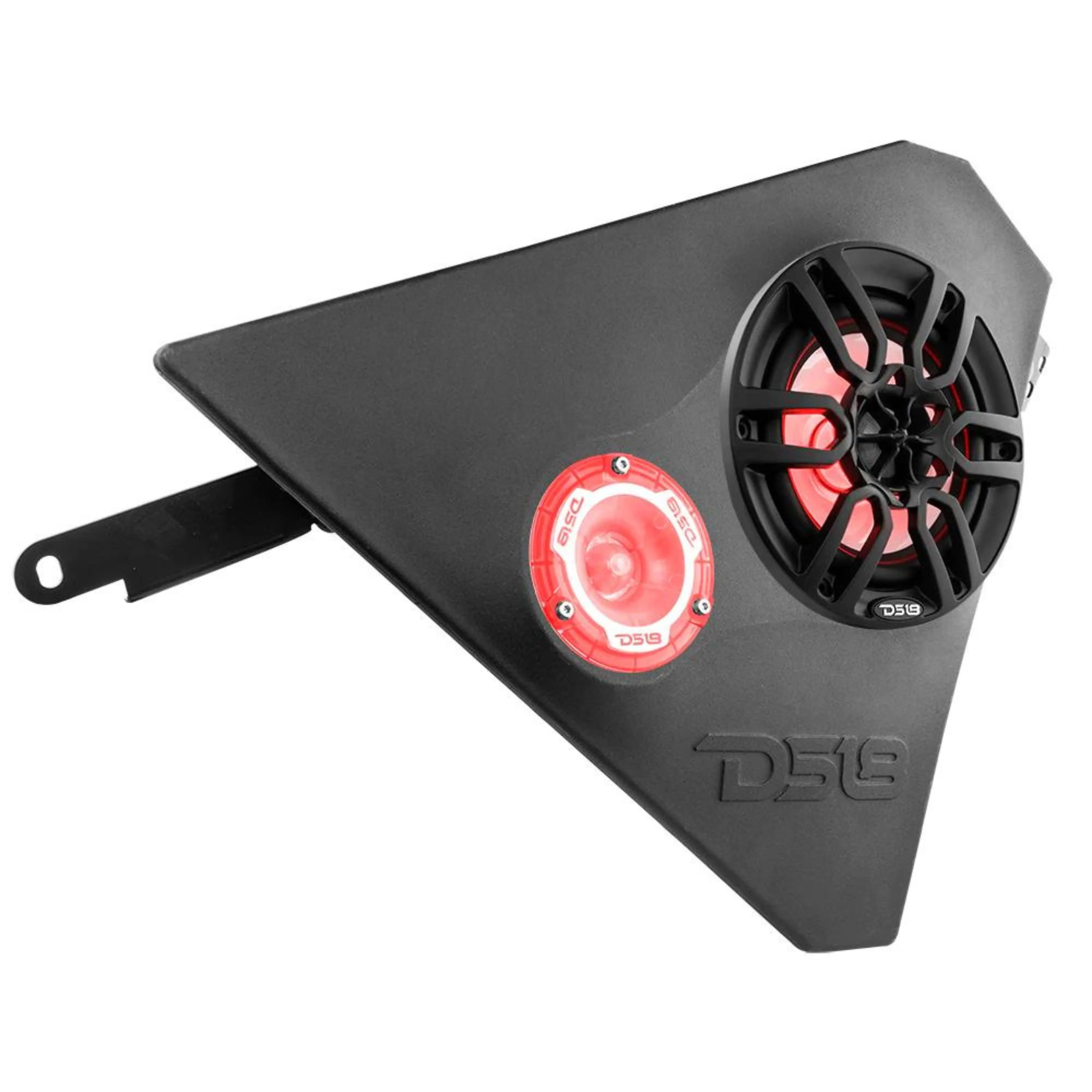 DS18 Slingshot Front Kick Panel 6.5" Enclosure Pair w/NXL-6BK & PRO-TW1L - Image 3