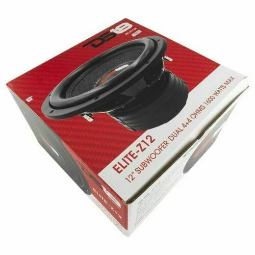 DS18 Z12 12" Subwoofer 1600W Dual 4 Ohm Voice Coil Pro Bass Audio - Image 7
