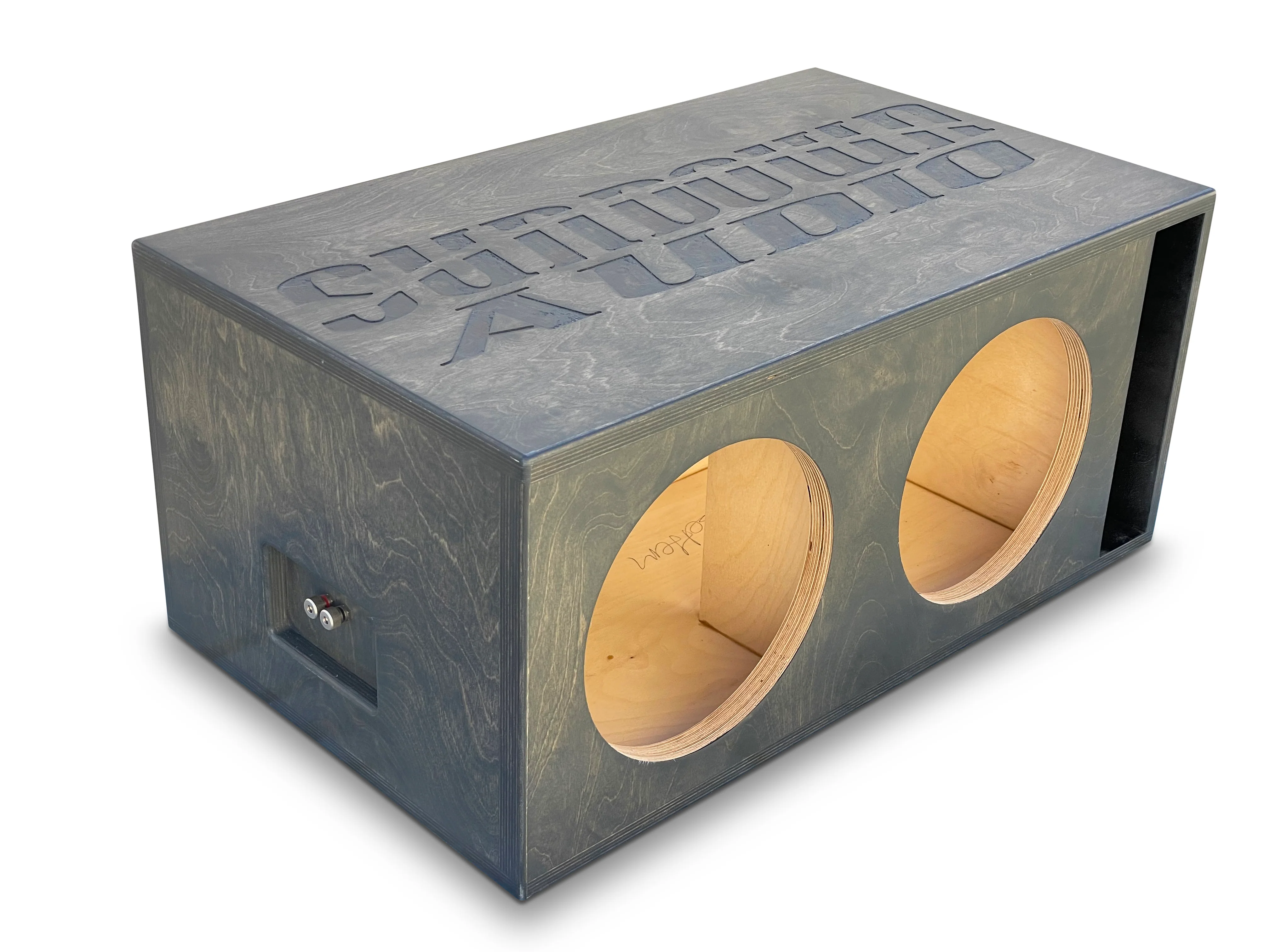 Dual 10" Birch Ported Subwoofer Box for Sundown Zv5 Series