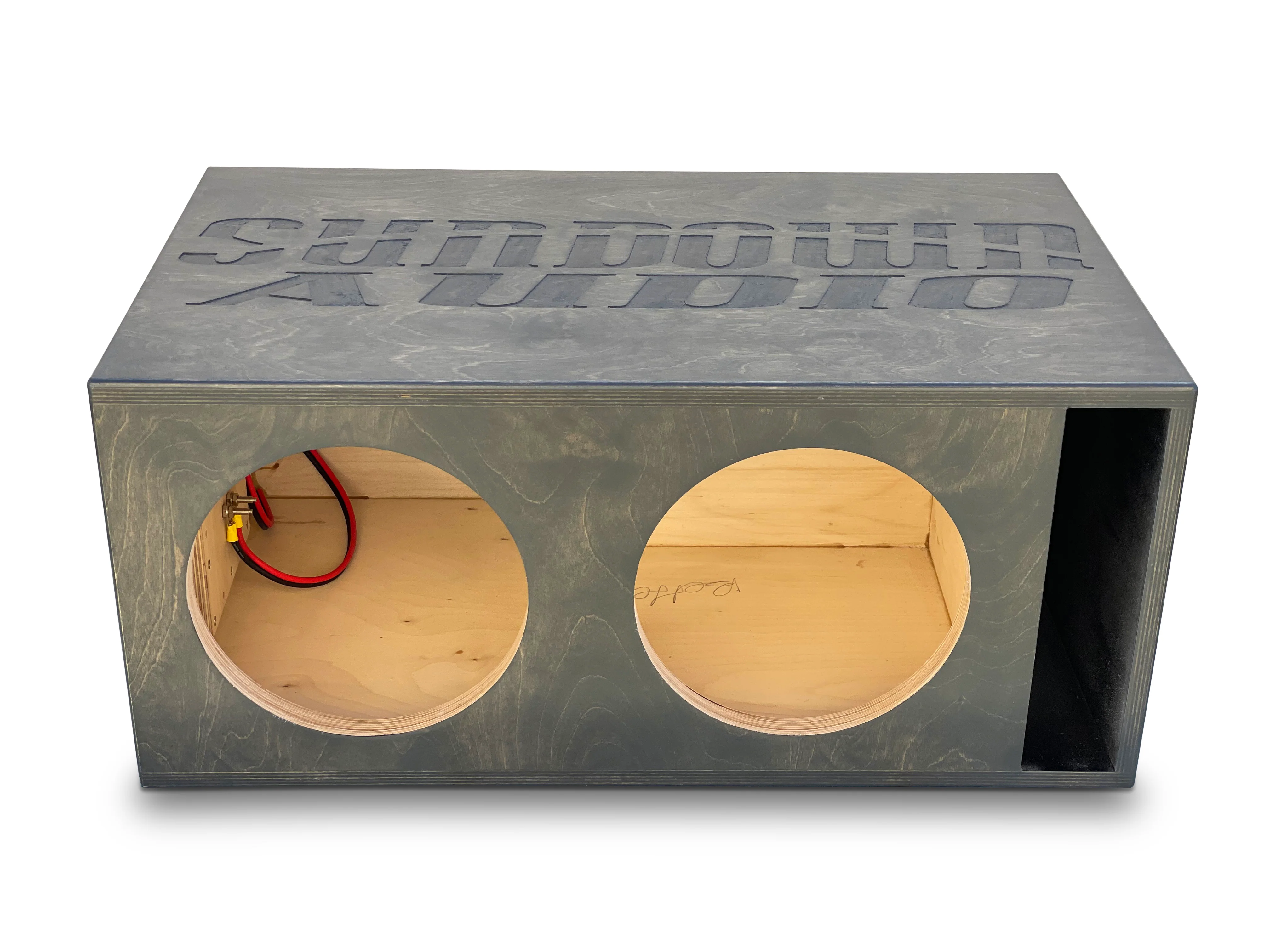 Dual 10" Birch Ported Subwoofer Box for Sundown Zv5 Series - Image 3