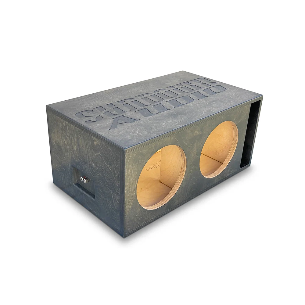 Dual 10" Birch Ported Subwoofer Box for Sundown Zv6 Series