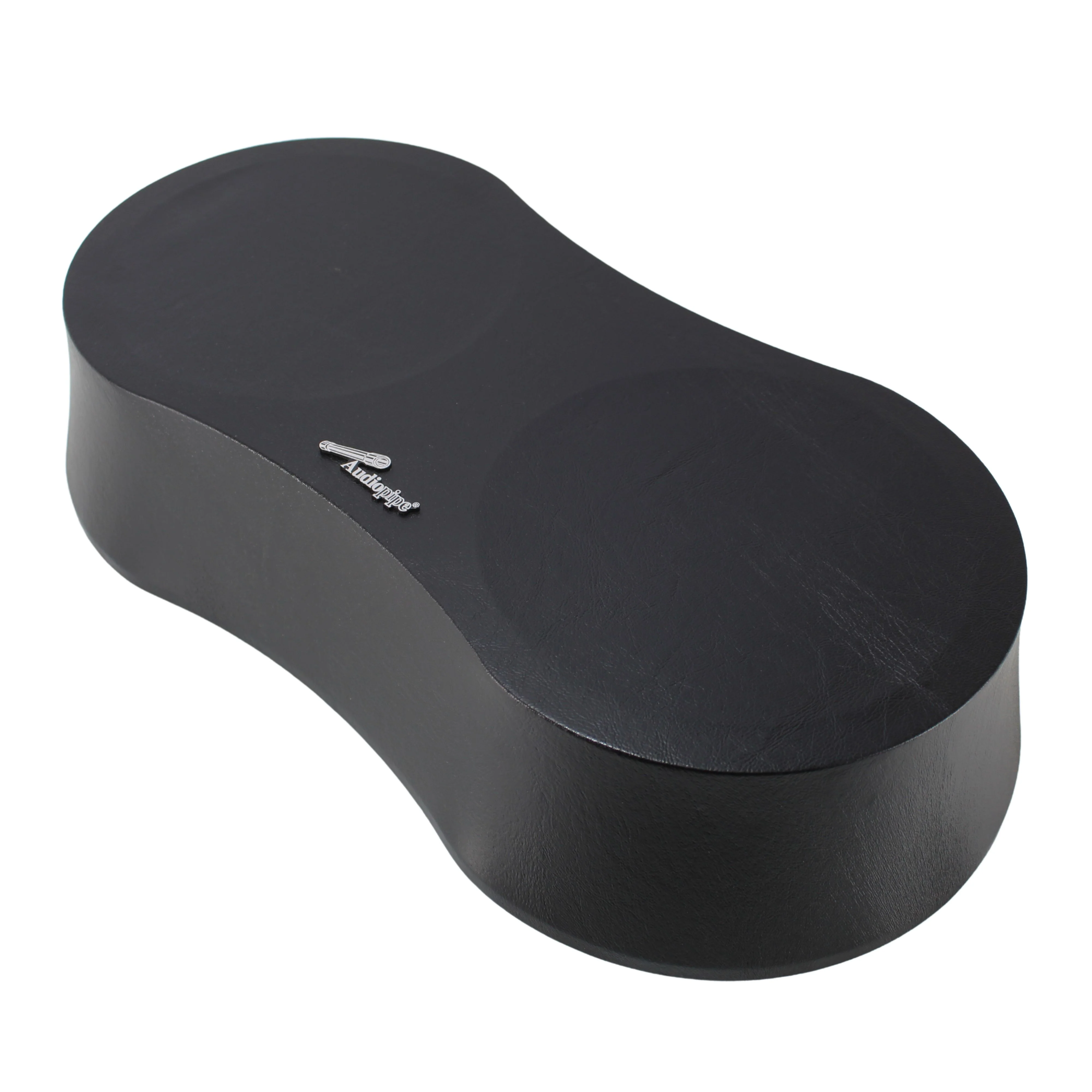 Dual 8" Wood Vinyl Covered Rear Deck Speaker Pod - Black - Image 2