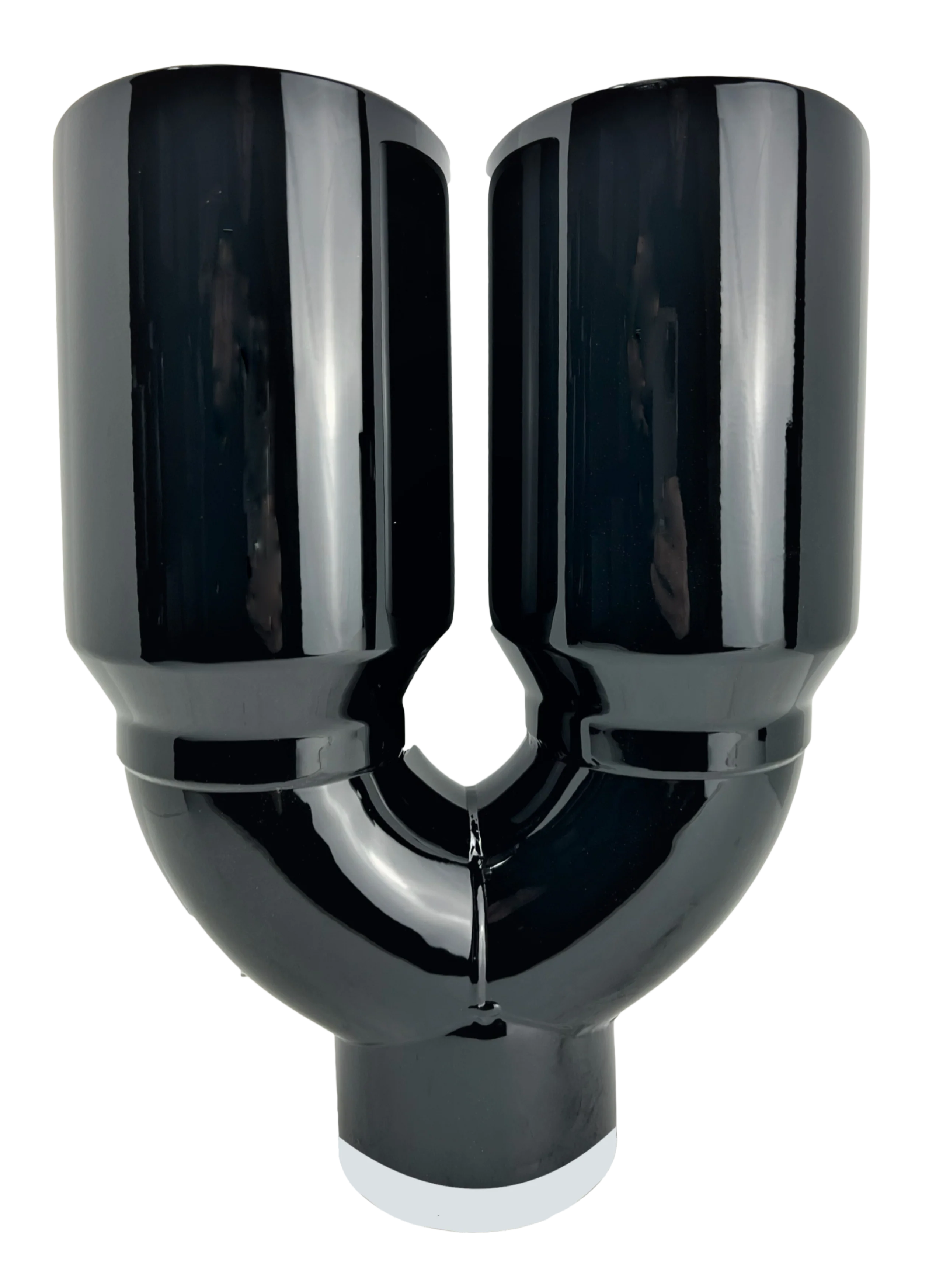 Dual Slant Cut Stainless Steel Exhaust Tip Auto Product Makers 1648BK
