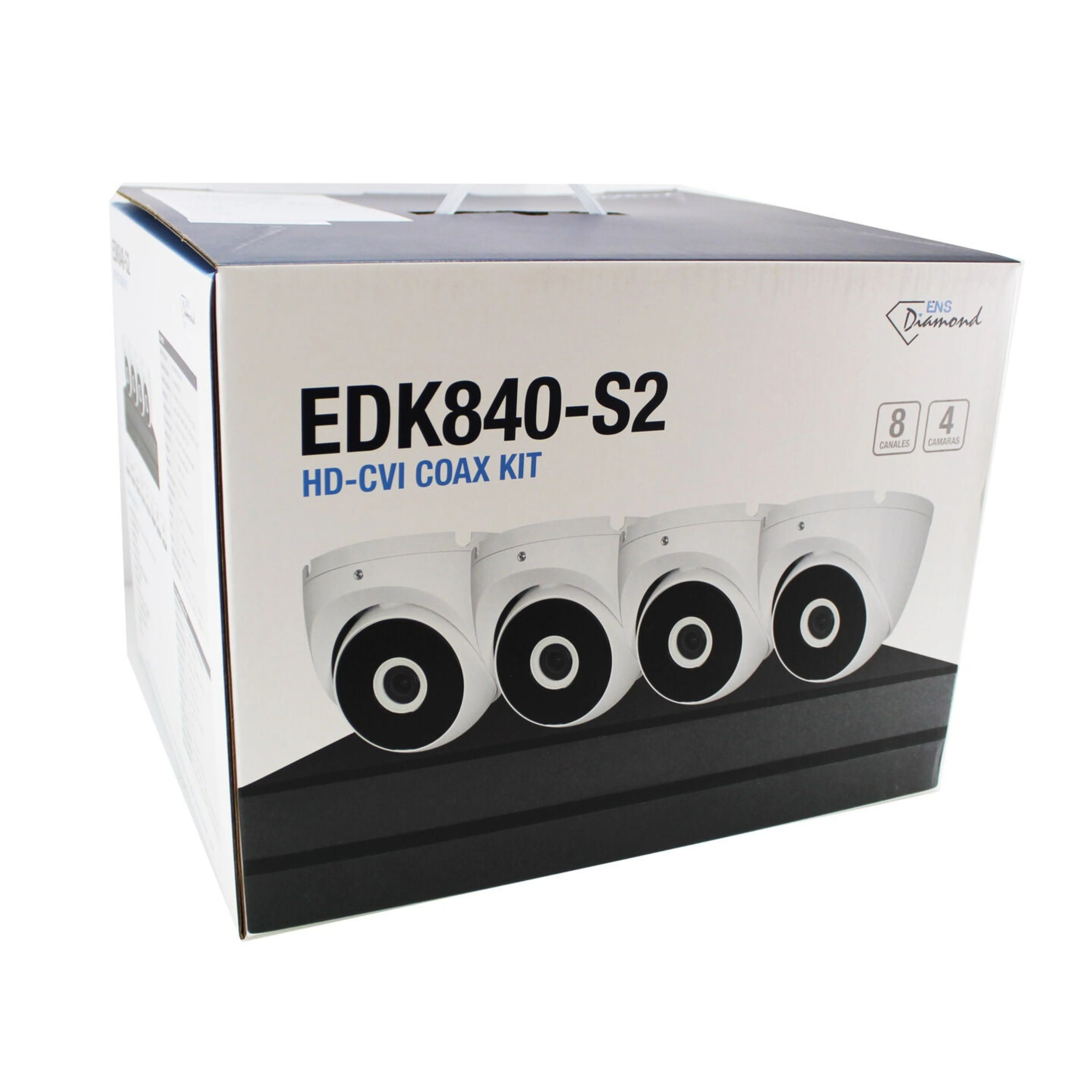 ENS Security 8CH 1080P DVR Kit w/4 PC 2MP Fixed HD Indoor Outdoor Eyeball Camera - Image 6
