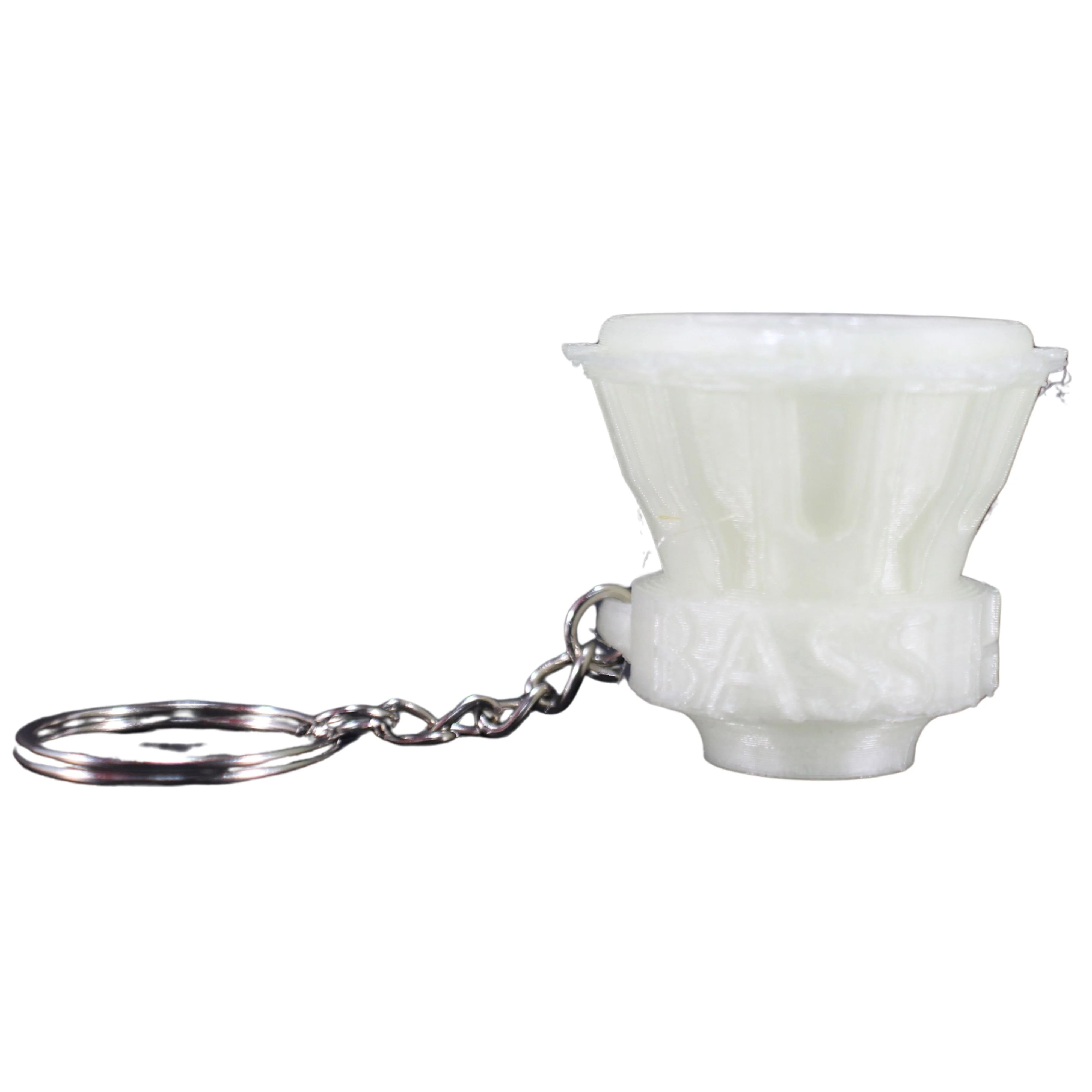 Glow in the Dark 3D Printed "Bass Head" Subwoofer Keychain - Multiple Colors - Image 4