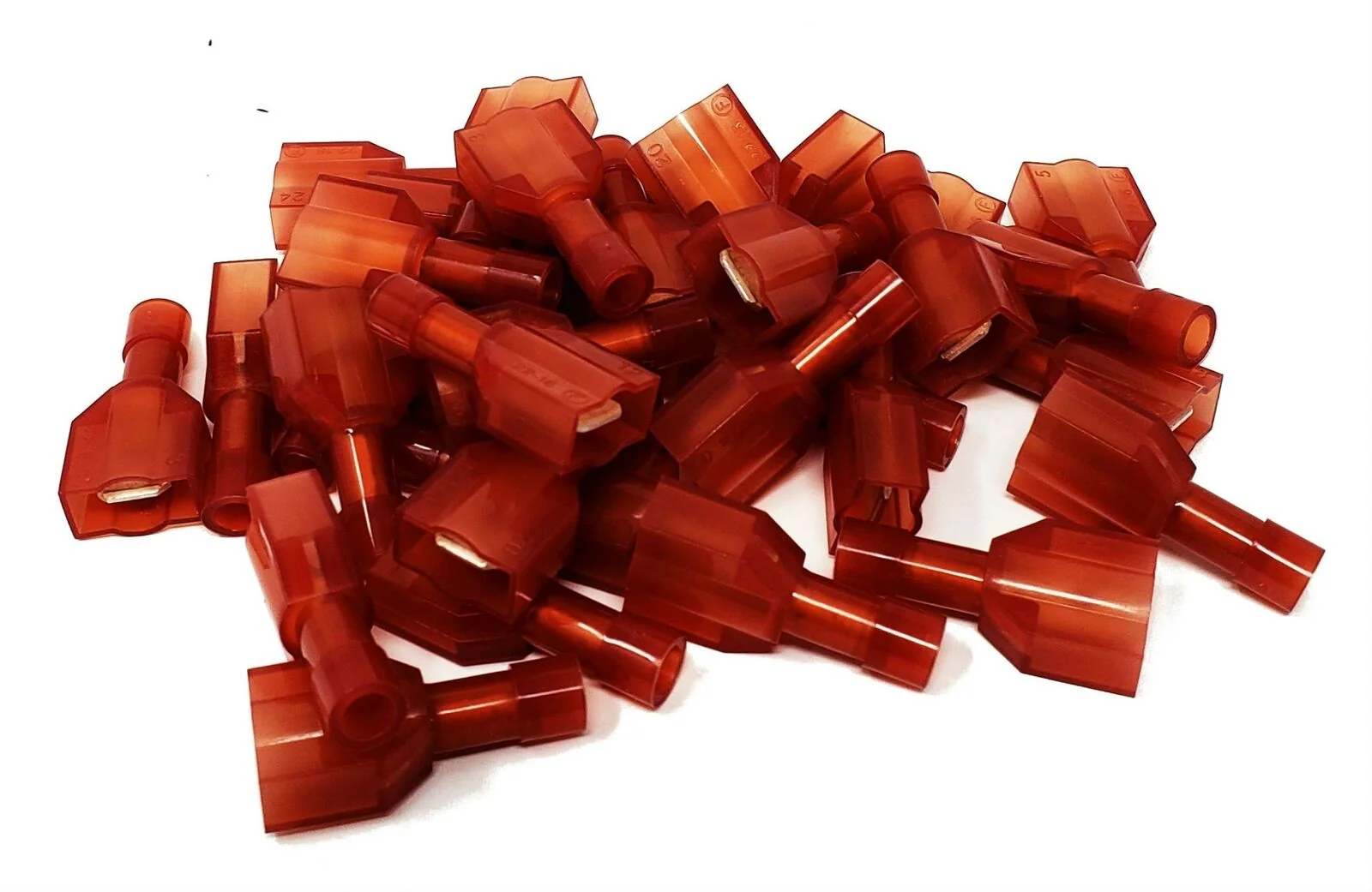 Install Bay 22-18AWG Red Male Insulated Nylon Quick Disconnects 200pcs