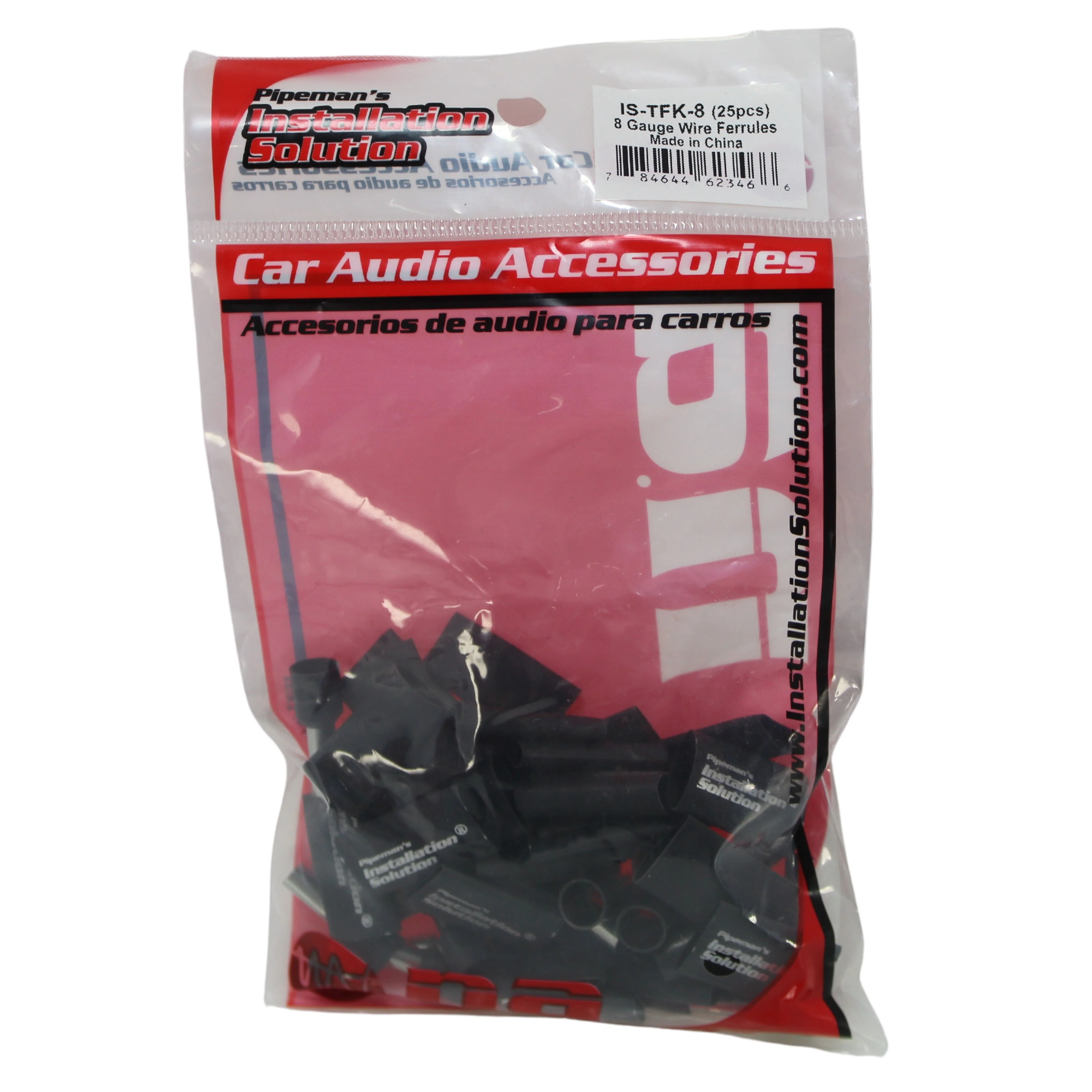 Installation Solution 7" Red Ferrule Crimper with 8 GA Ferrules and Heatshrink - Image 8