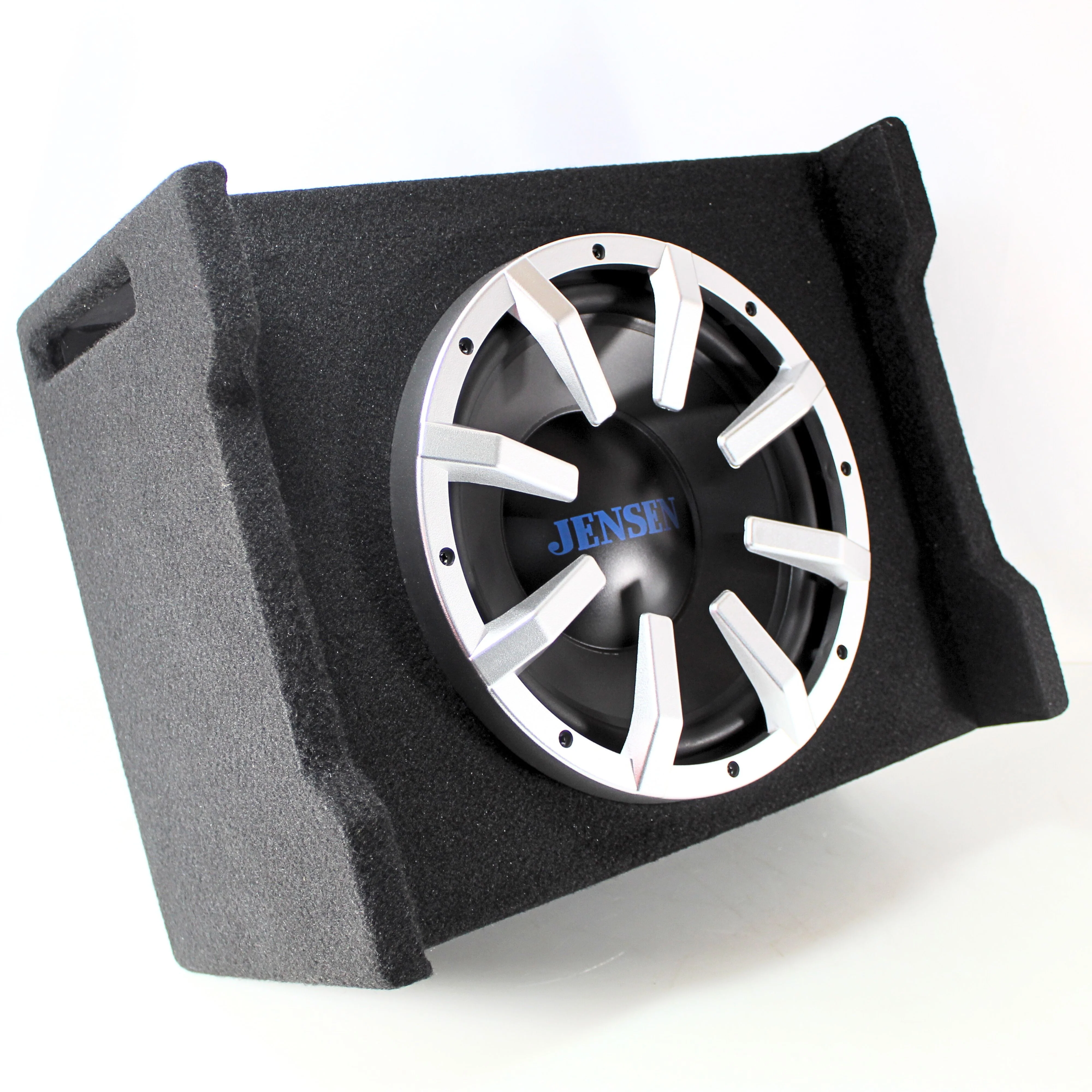 Jensen 10" 100 Watt RMS 4-Ohms Single Vented Downfire Subwoofer Enclosure - Image 2