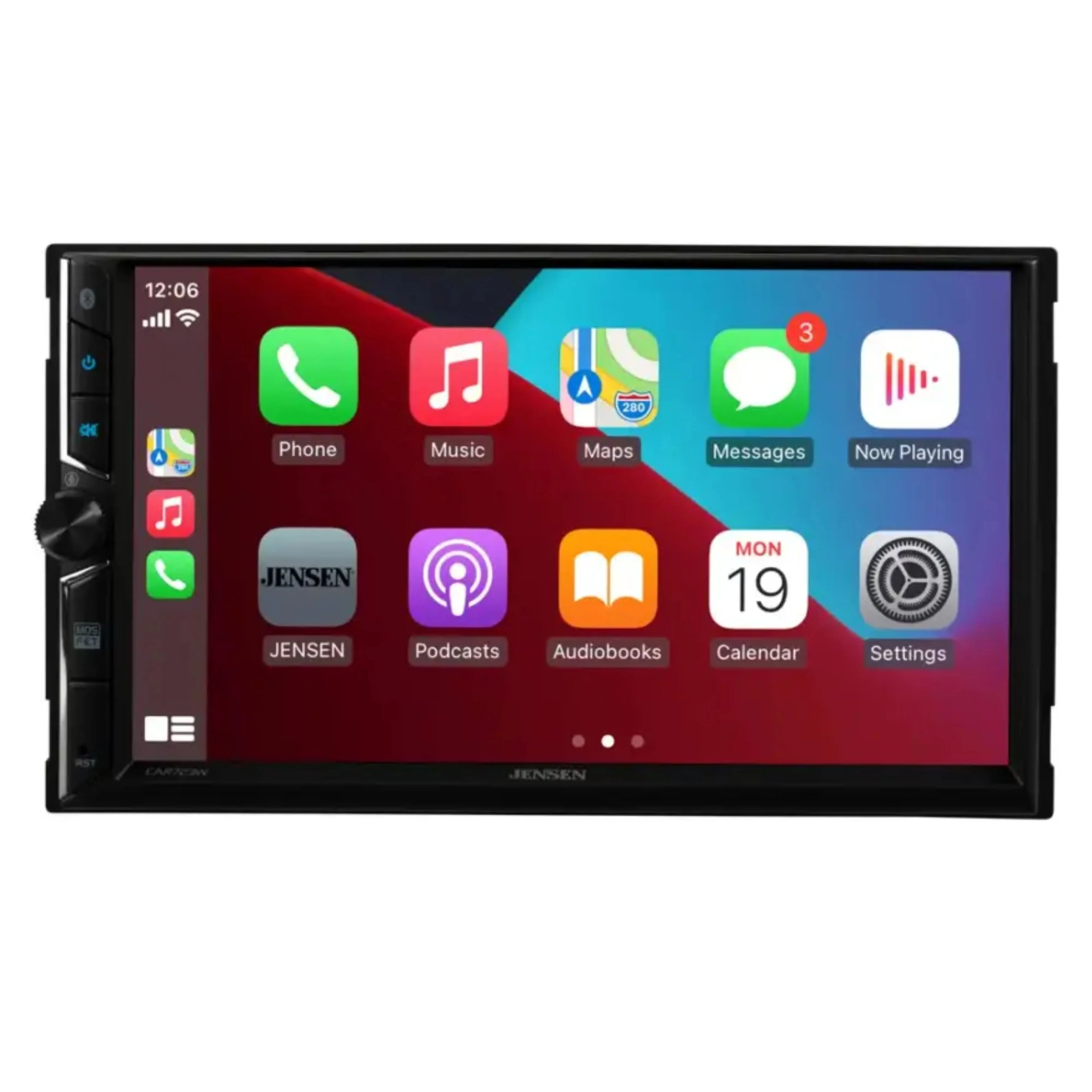 Jensen 7" Touchscreen Bluetooth Car Radio with Backup Camera - CAR723W-BC - Image 2