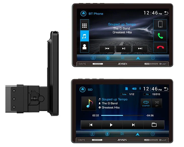 Jensen CMM710 10.1" Touchscreen Bluetooth Single Din Digital Multimedia Receiver - Image 2