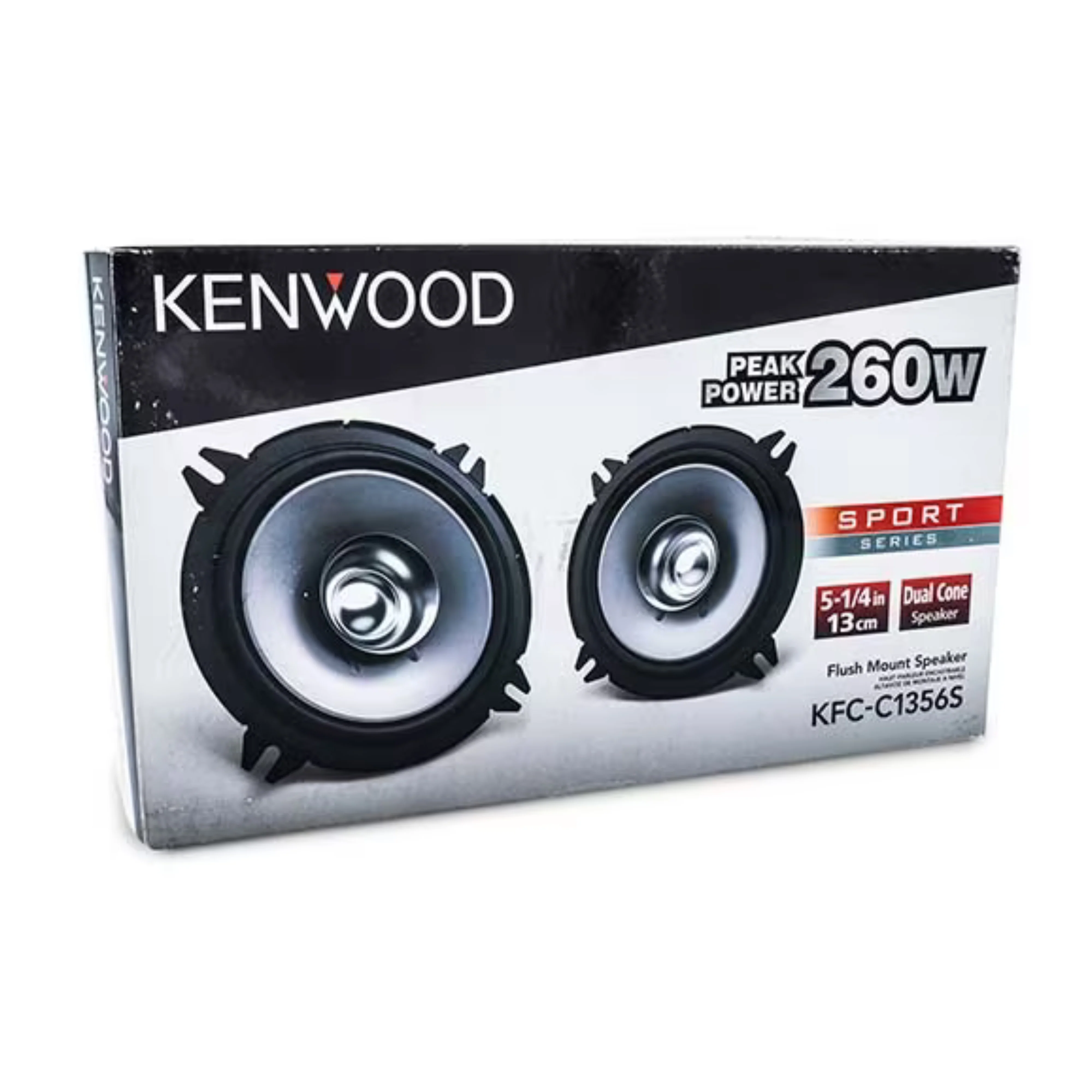 Kenwood 30W RMS 4 Ohm 5.25" Dual Cone Coaxial Car Audio Speakers Pair KFC-C1356S - Image 7