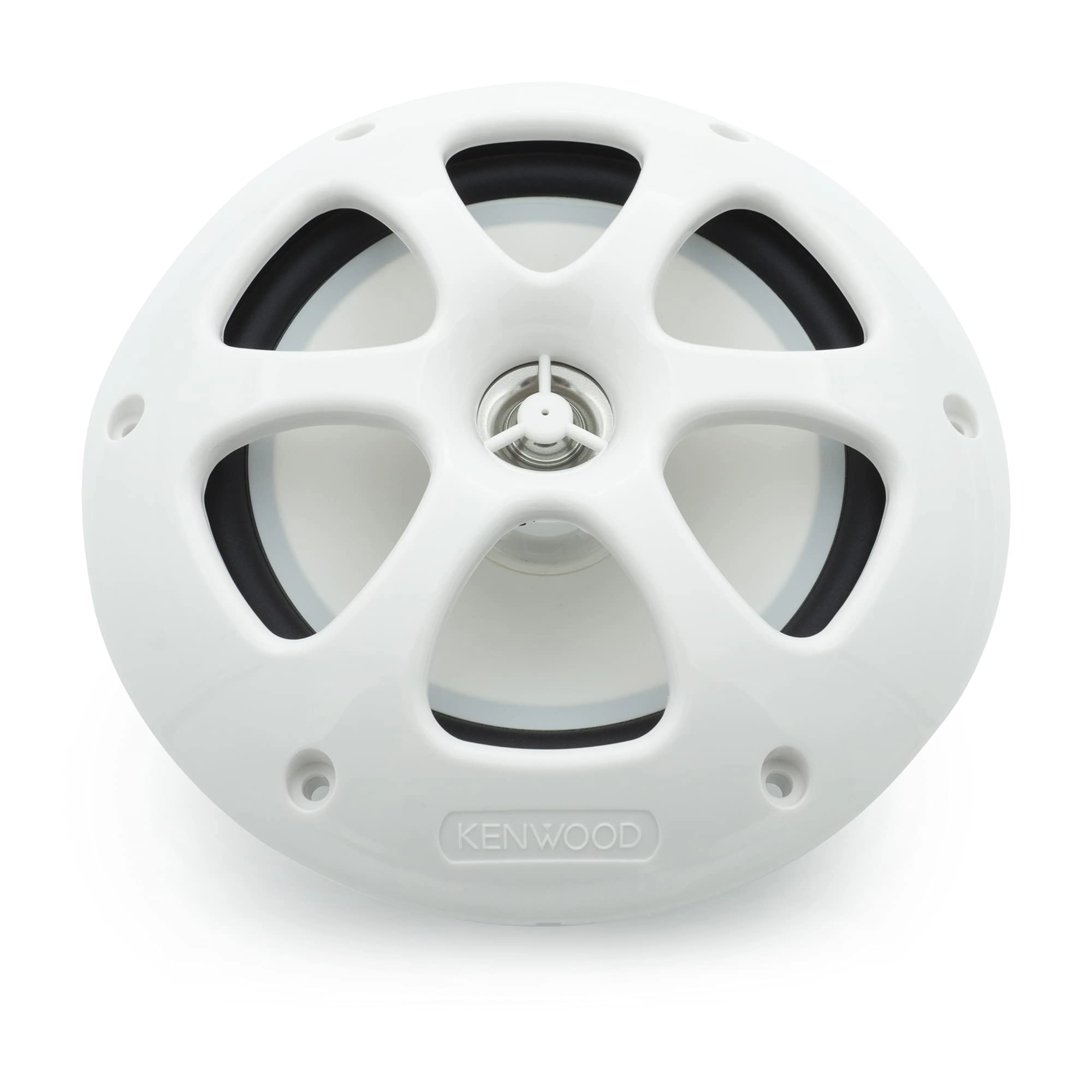 Pair of White Kenwood 6.5" 30W RMS 4-Ohm 2 Way Coaxial Marine Speakers - Image 3