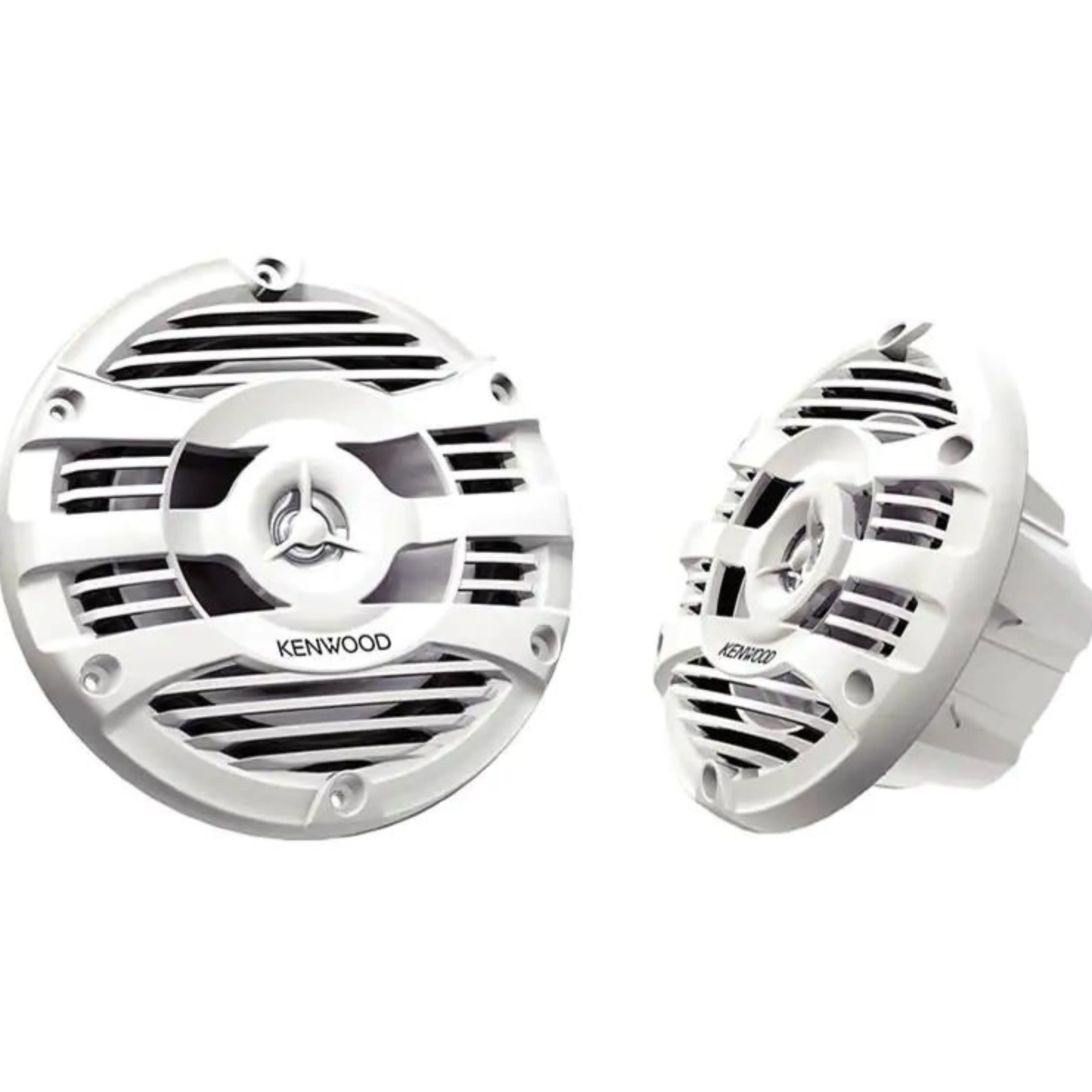 Kenwood 6.5" 2-way Marine Speaker System (White), 150W Max Power KFC-1653MRW