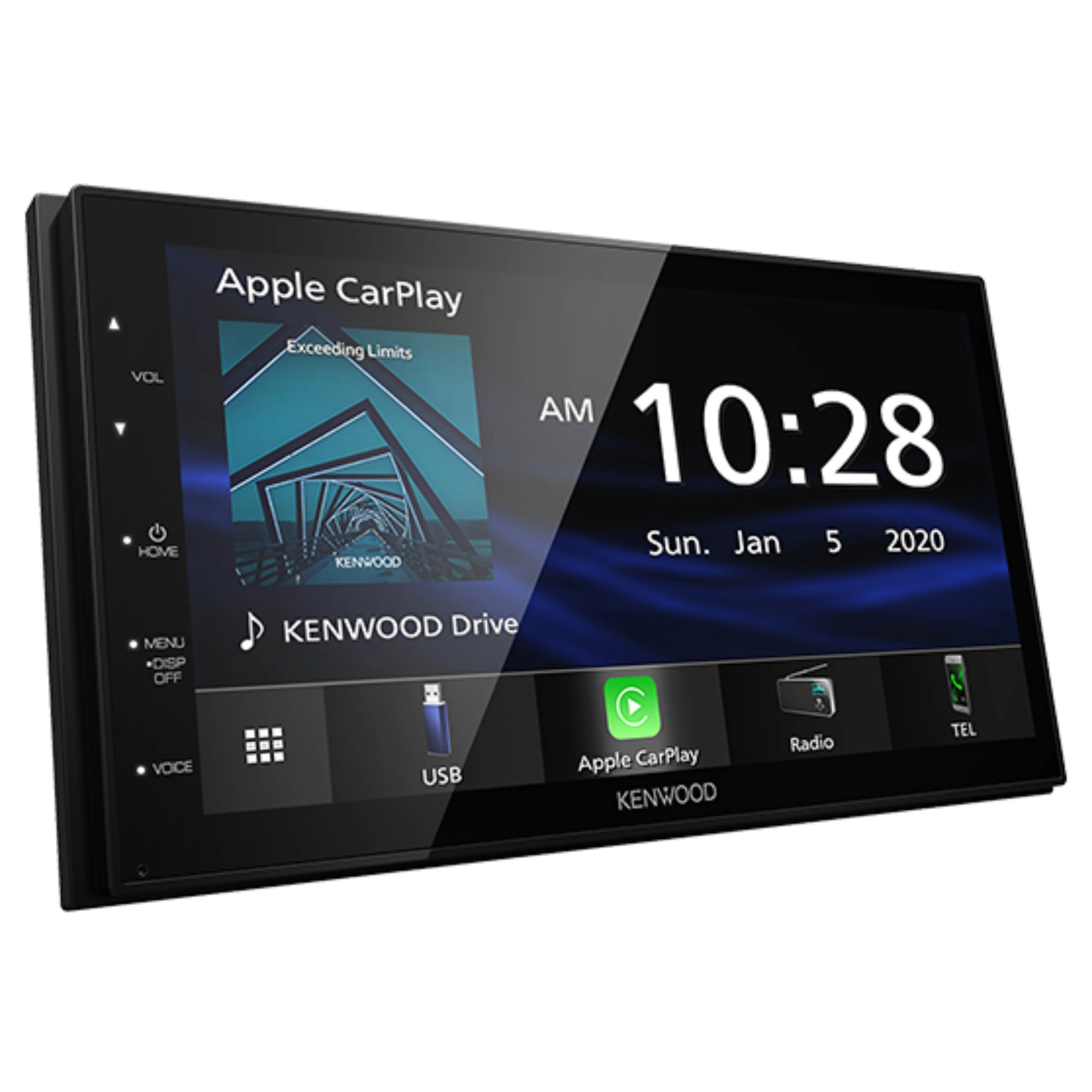 Kenwood 6.8" Shallow Chassis Multimedia Receiver CarPlay/Android Auto DMX4707S