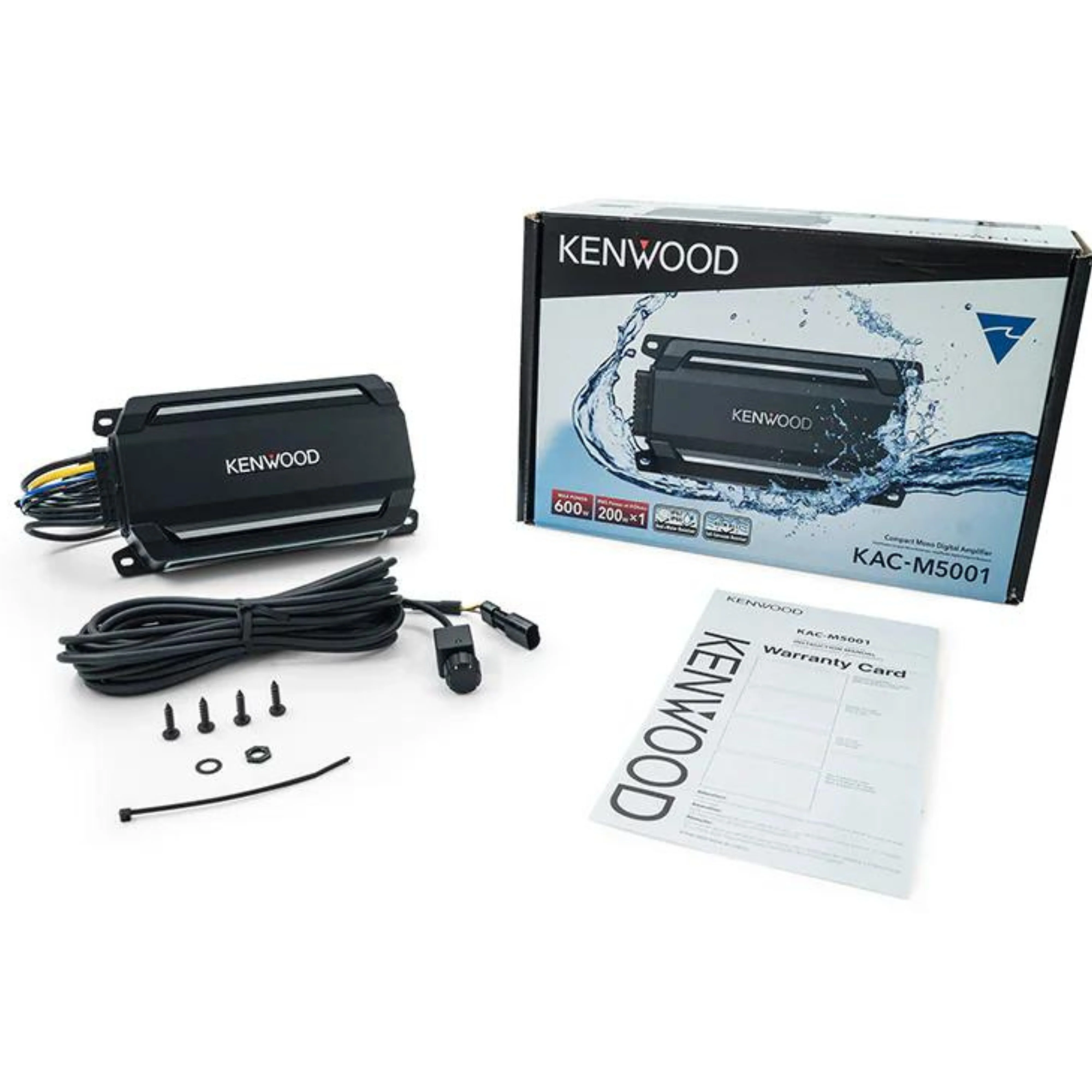 Kenwood Class D Compact Mono Block Digital Marine Amplifier 600 Watts 2 Ohm - Image 8
