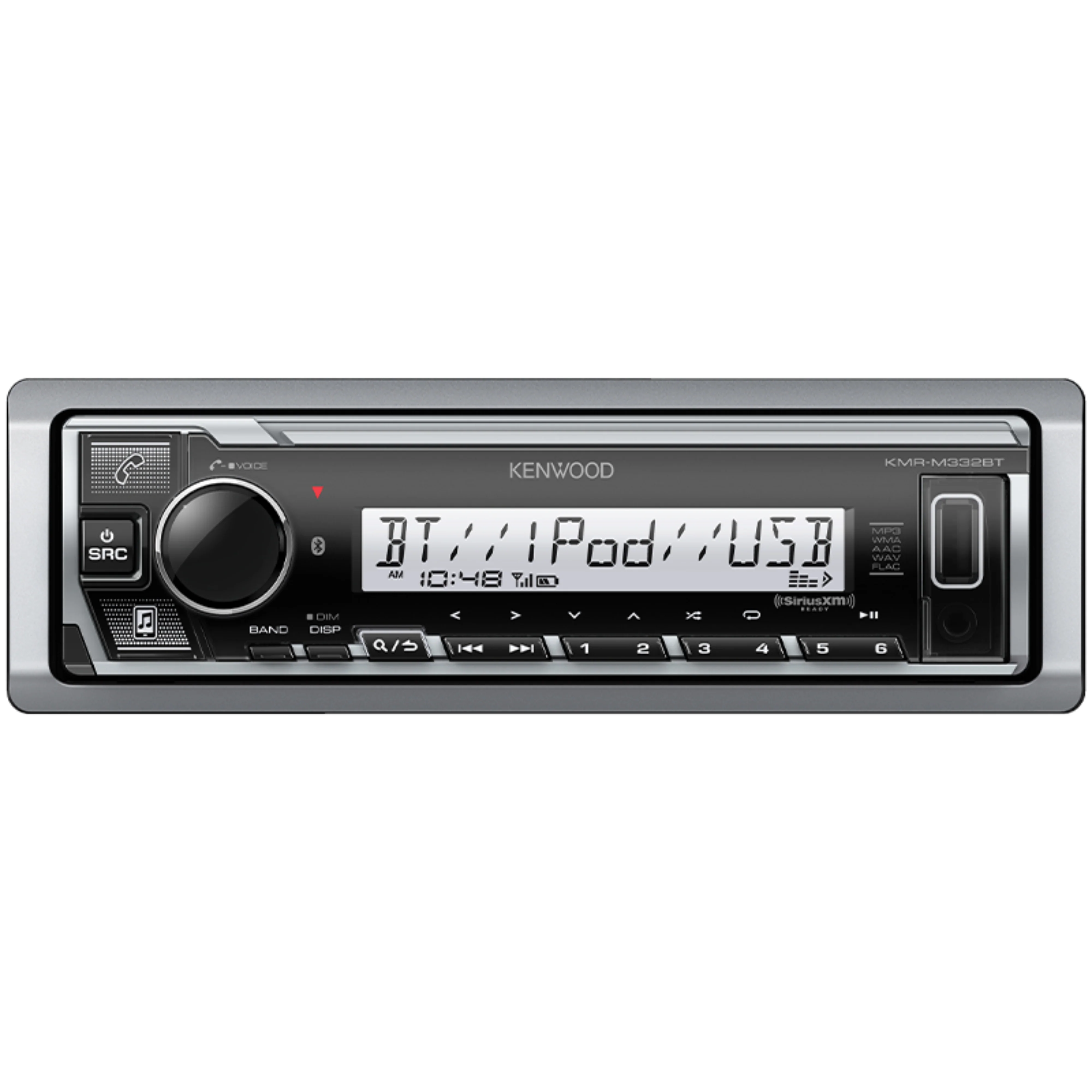 Kenwood Digital Media Receiver /w Bluetooth & (2) 6.5" Marine/Motorsports Speakers - Image 2