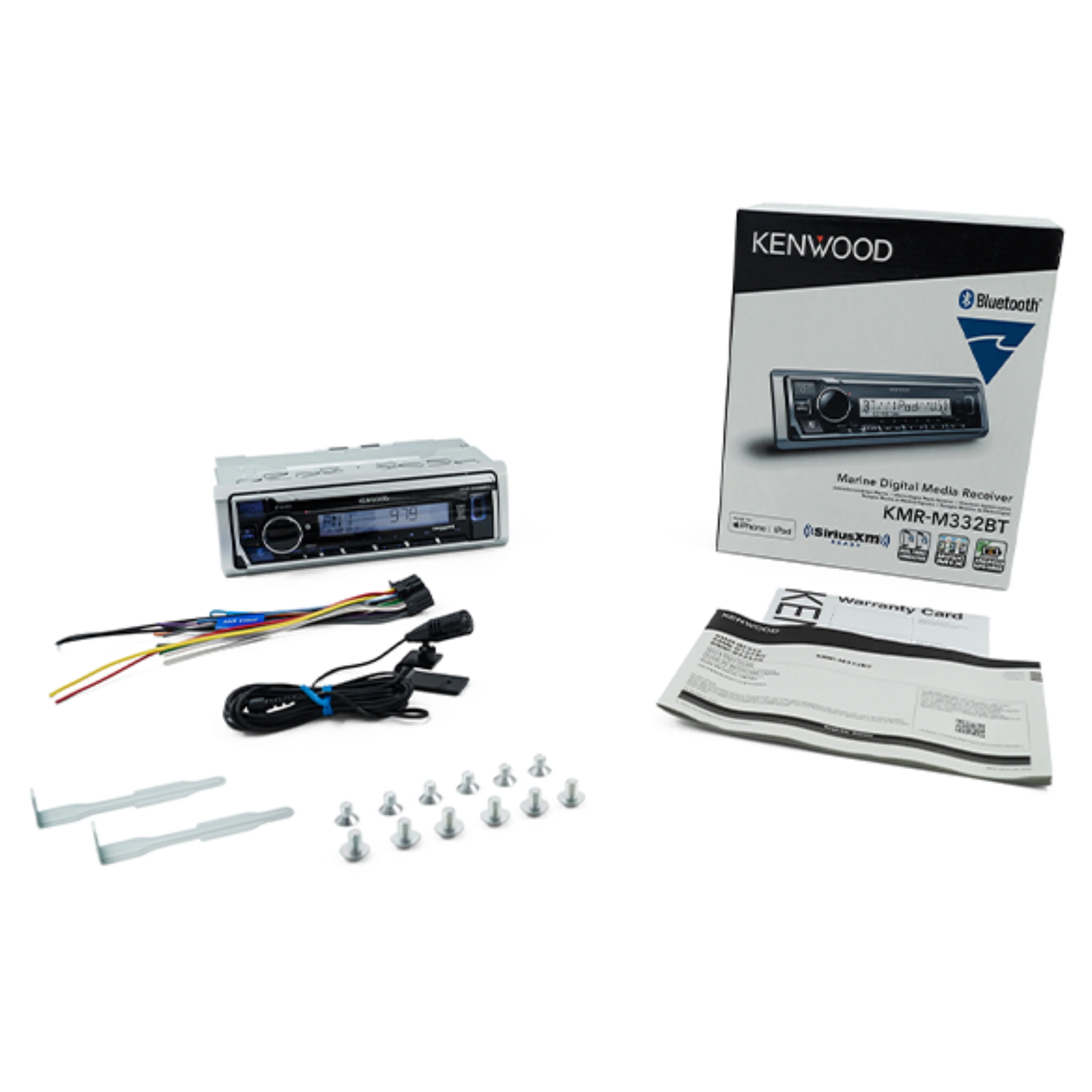 Kenwood Digital Media Receiver /w Bluetooth & (2) 6.5" Marine/Motorsports Speakers - Image 4
