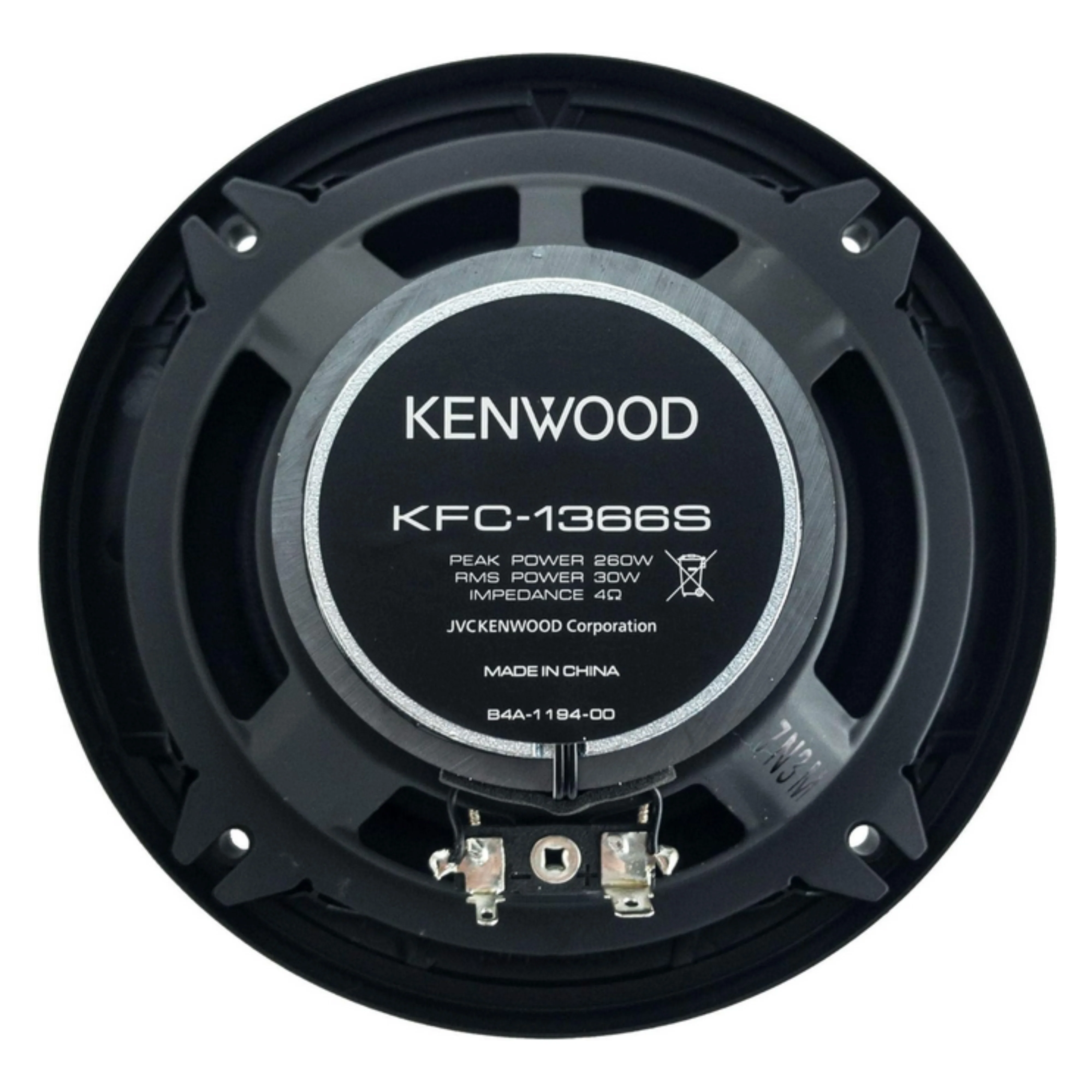 Pair of Kenwood Sport Series 5 1/4 inch 250 Watts 2-Way Car Speakers KFC-1366S - Image 4