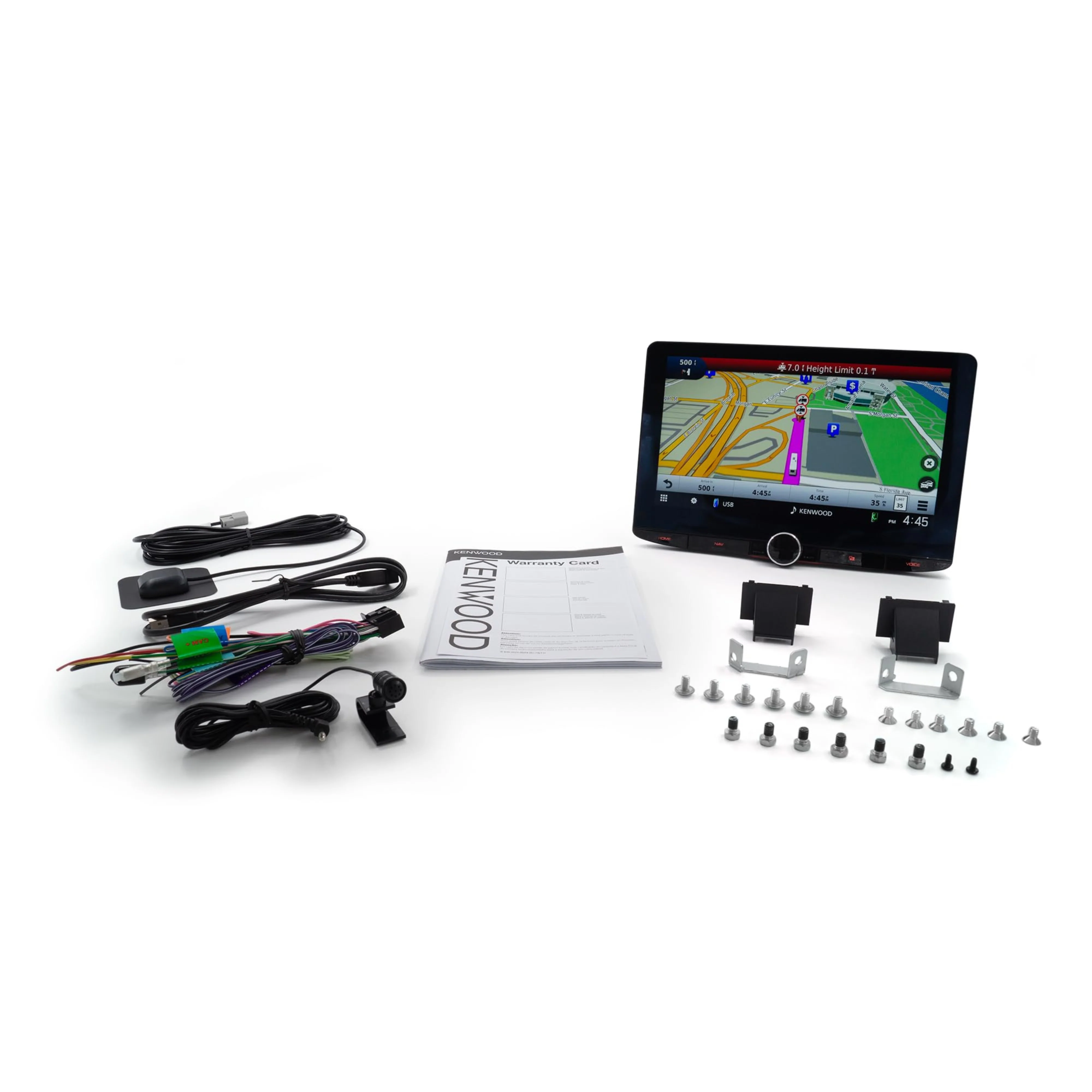 Kenwood 10.1" Touchscreen BT RV/Truck Garmin Navigation Receiver DNR1008RVS - Image 3