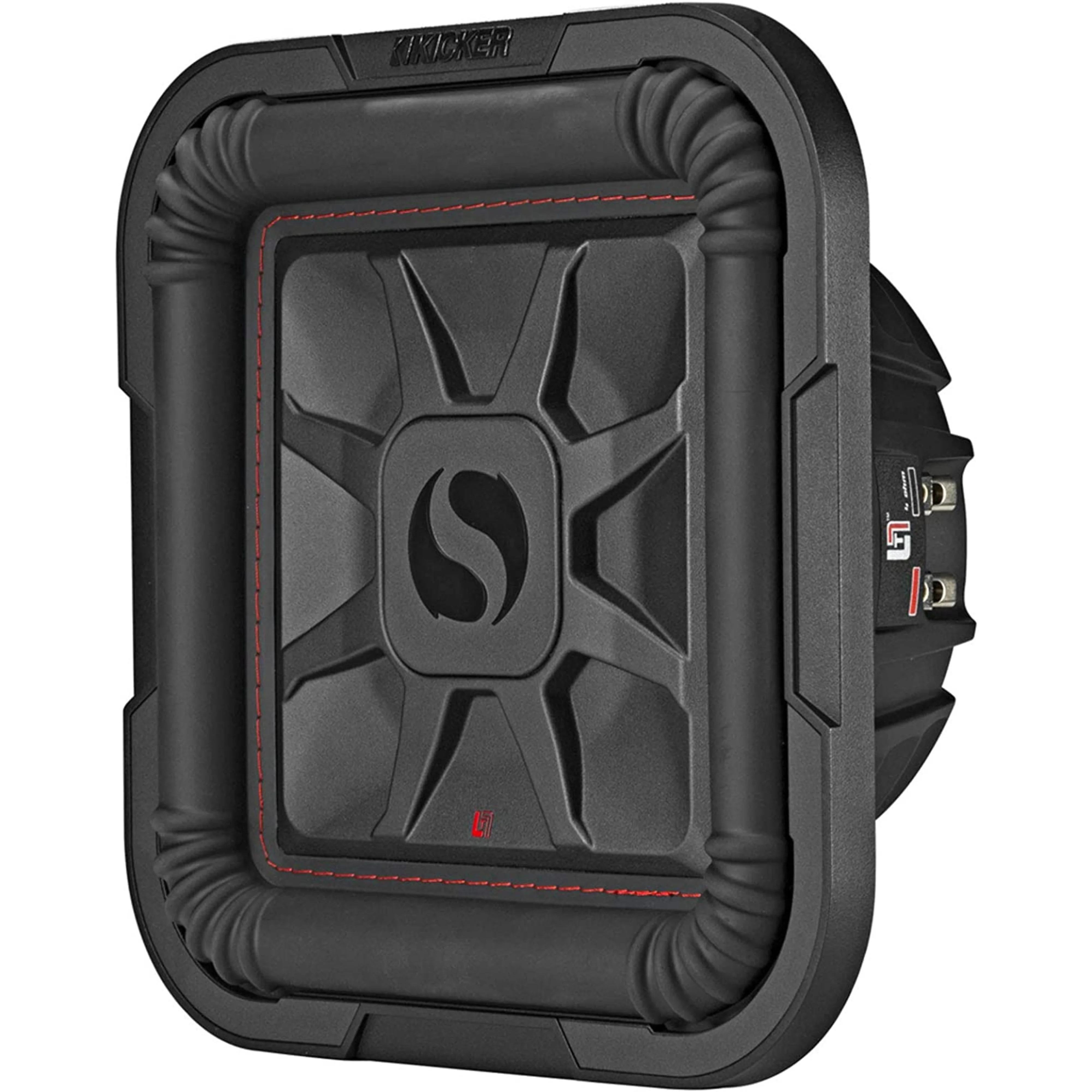 Kicker 10" 1000W Peak Dual 2 Ohm L7T Shallow-Mount Solo-Baric Subwoofer 46L7T102