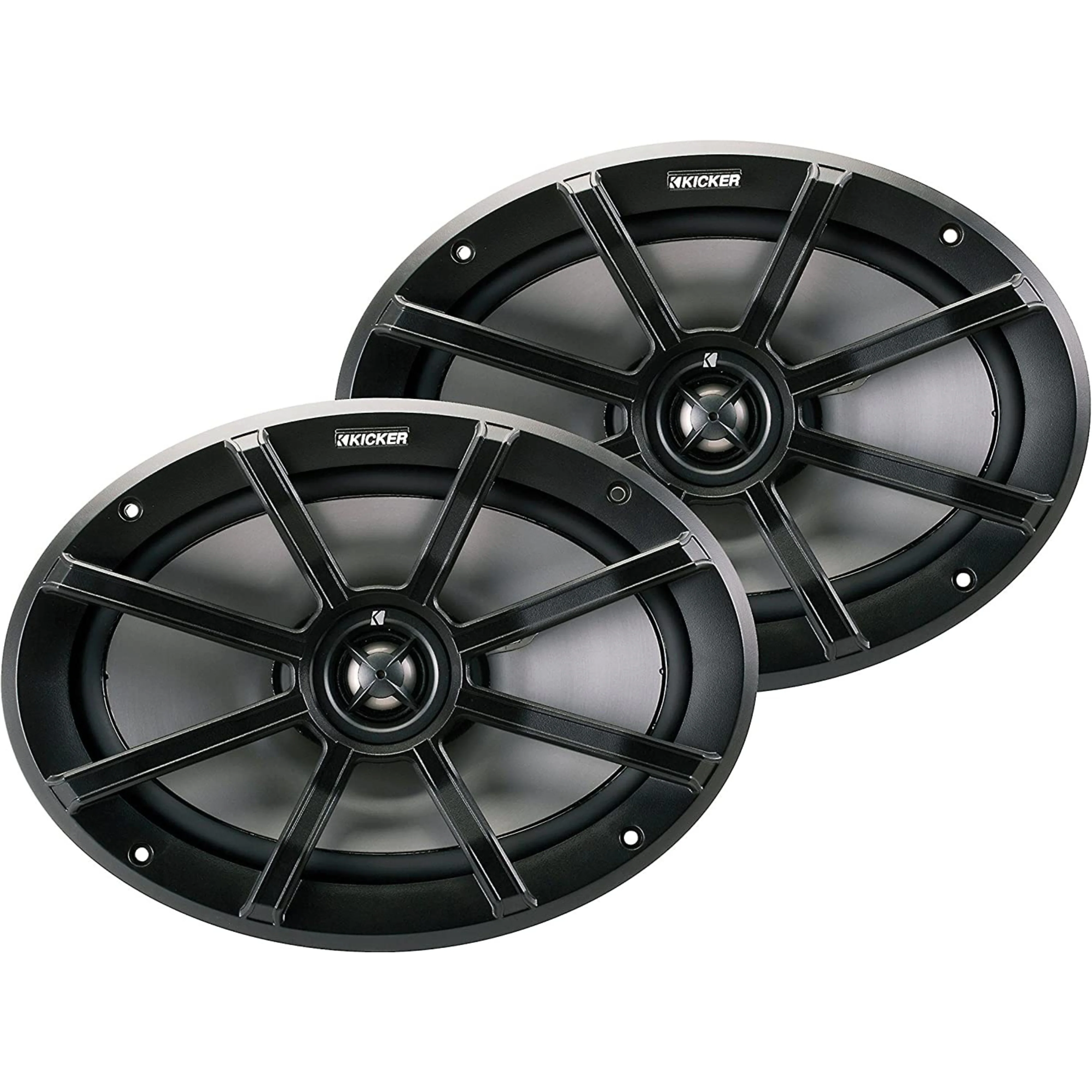 6" x 9" 180W 4 Ohm Kicker Coaxial Weather-proof Powersports Speakers 40PS694