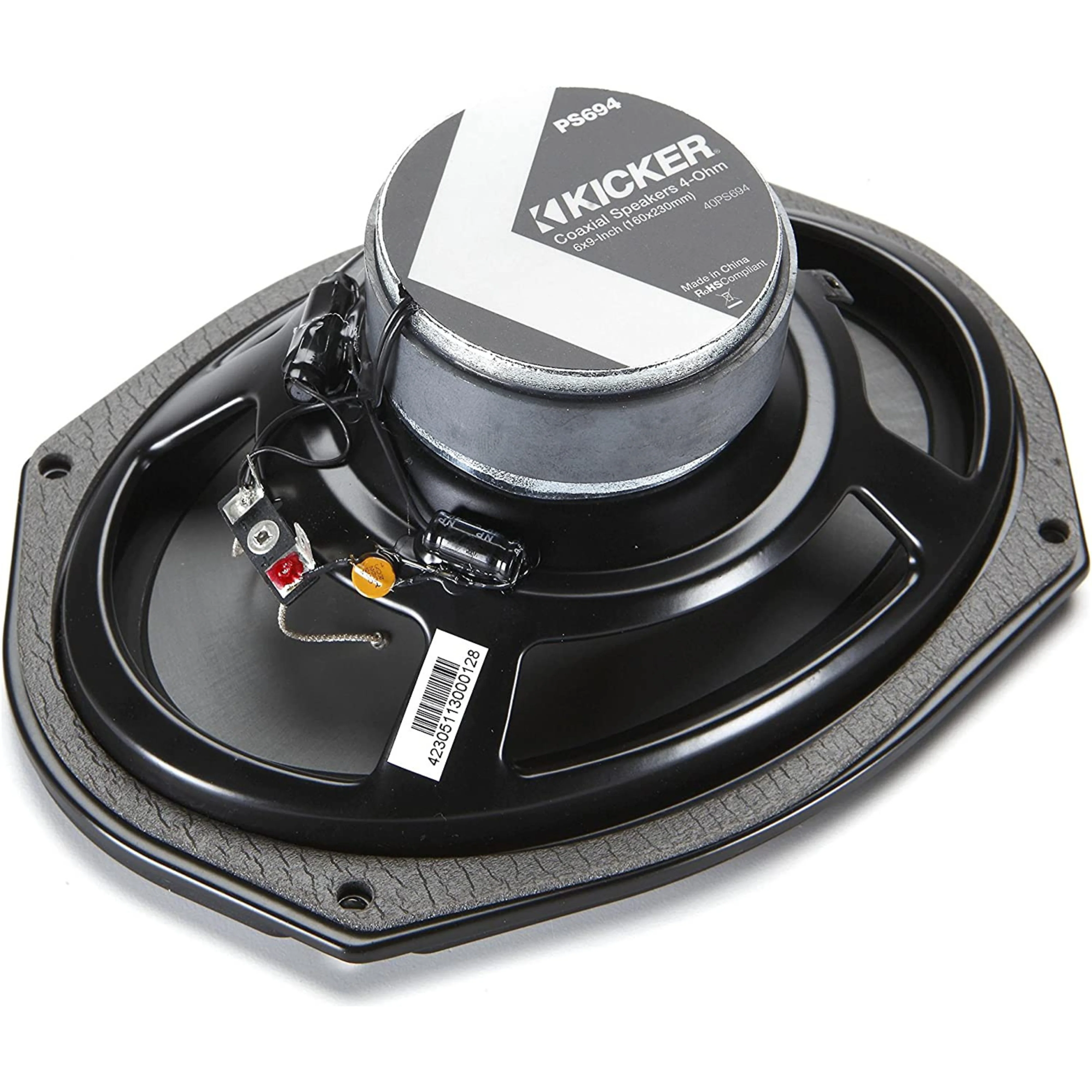 6" x 9" 180W 4 Ohm Kicker Coaxial Weather-proof Powersports Speakers 40PS694 - Image 3