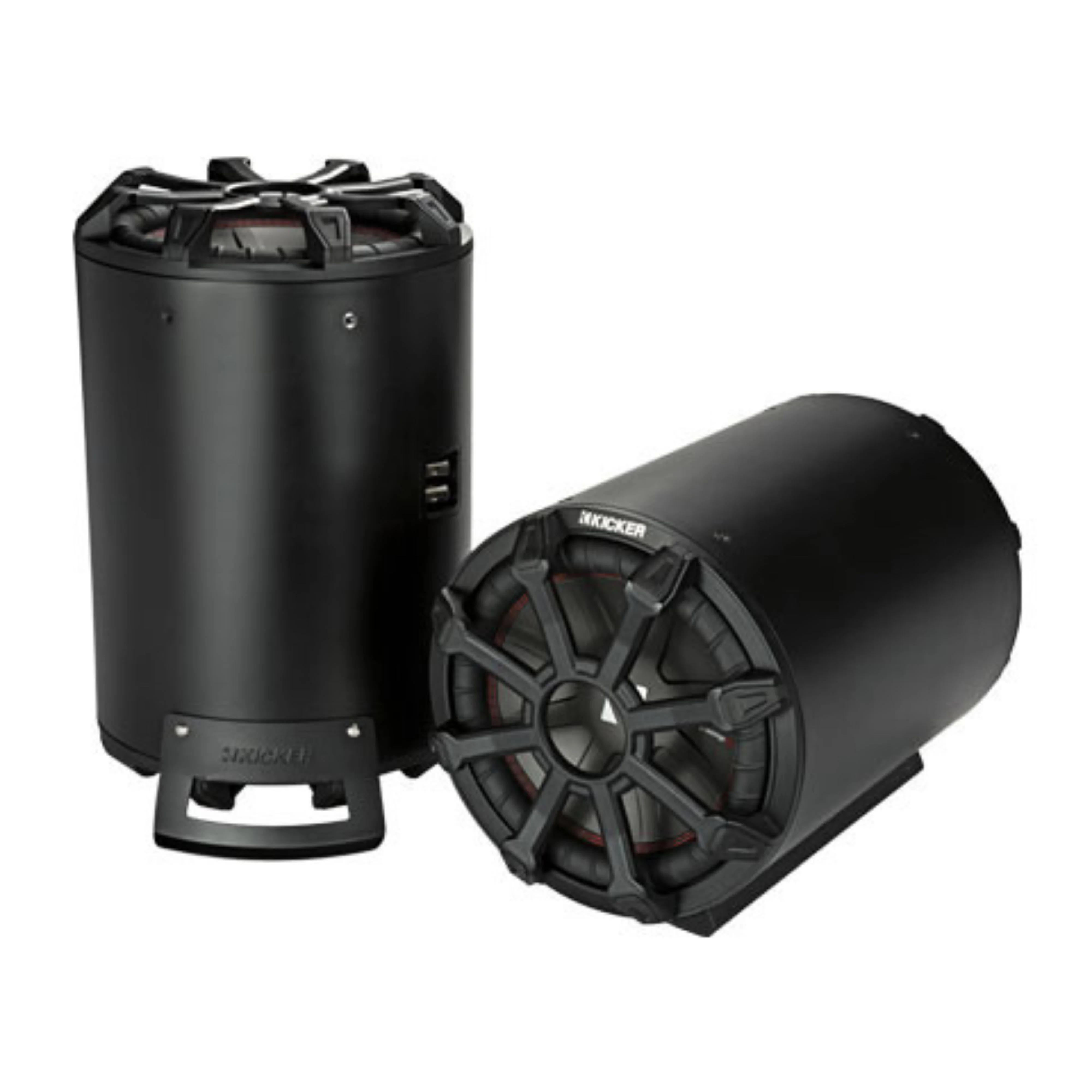 Kicker TB Series Weatherproof 8" 300W RMS 4-Ohm Loaded Subwoofer Enclosure - 46CWTB84