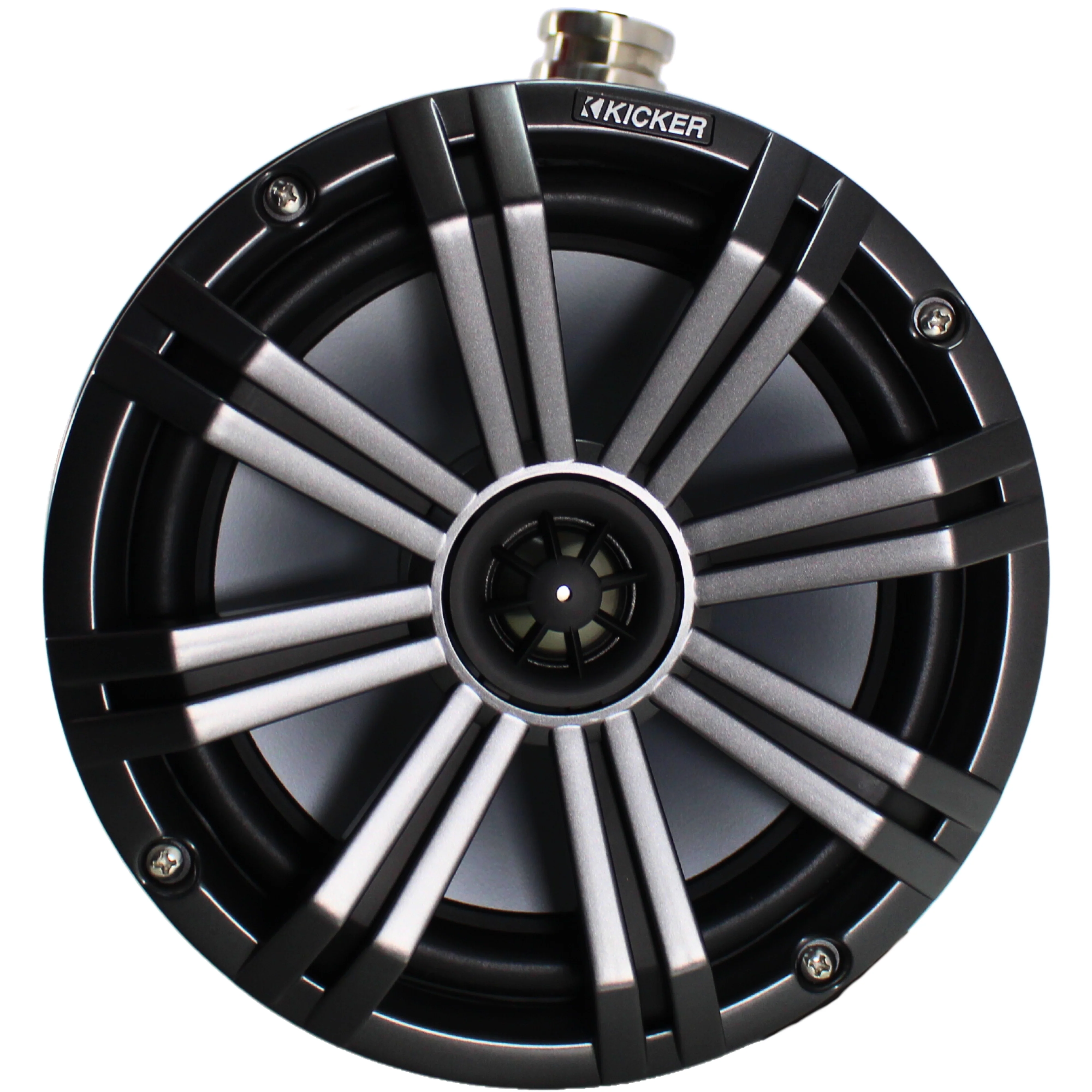 Kicker KMTC Series 8" 300W Marine Coaxial Black Tower System Speakers / 45KMTC8 - Image 5