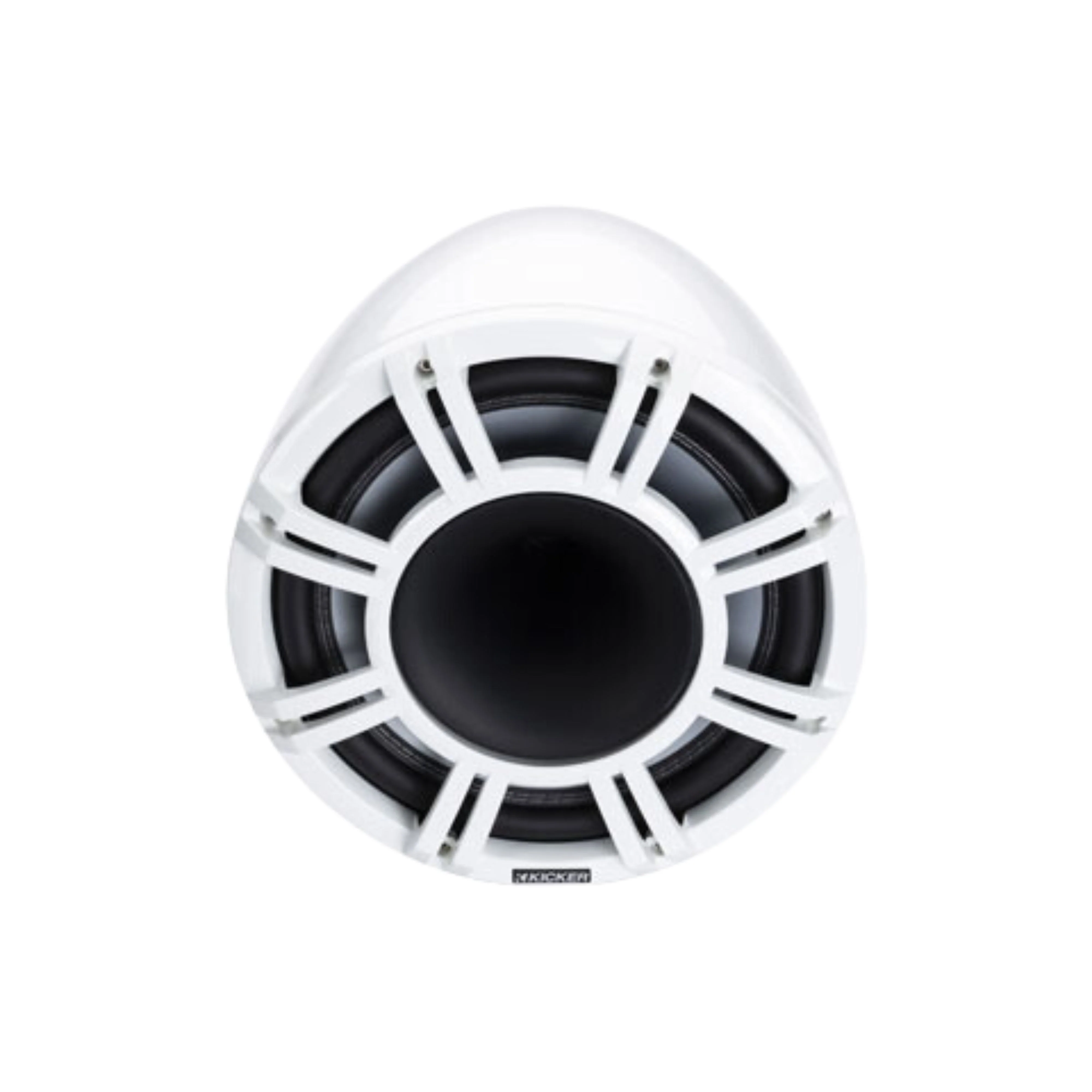 Kicker 11" 300 Watt RMS 4-Ohm HLCD Marine Wake Tower Speaker Pair 47KMFC11W - Image 2