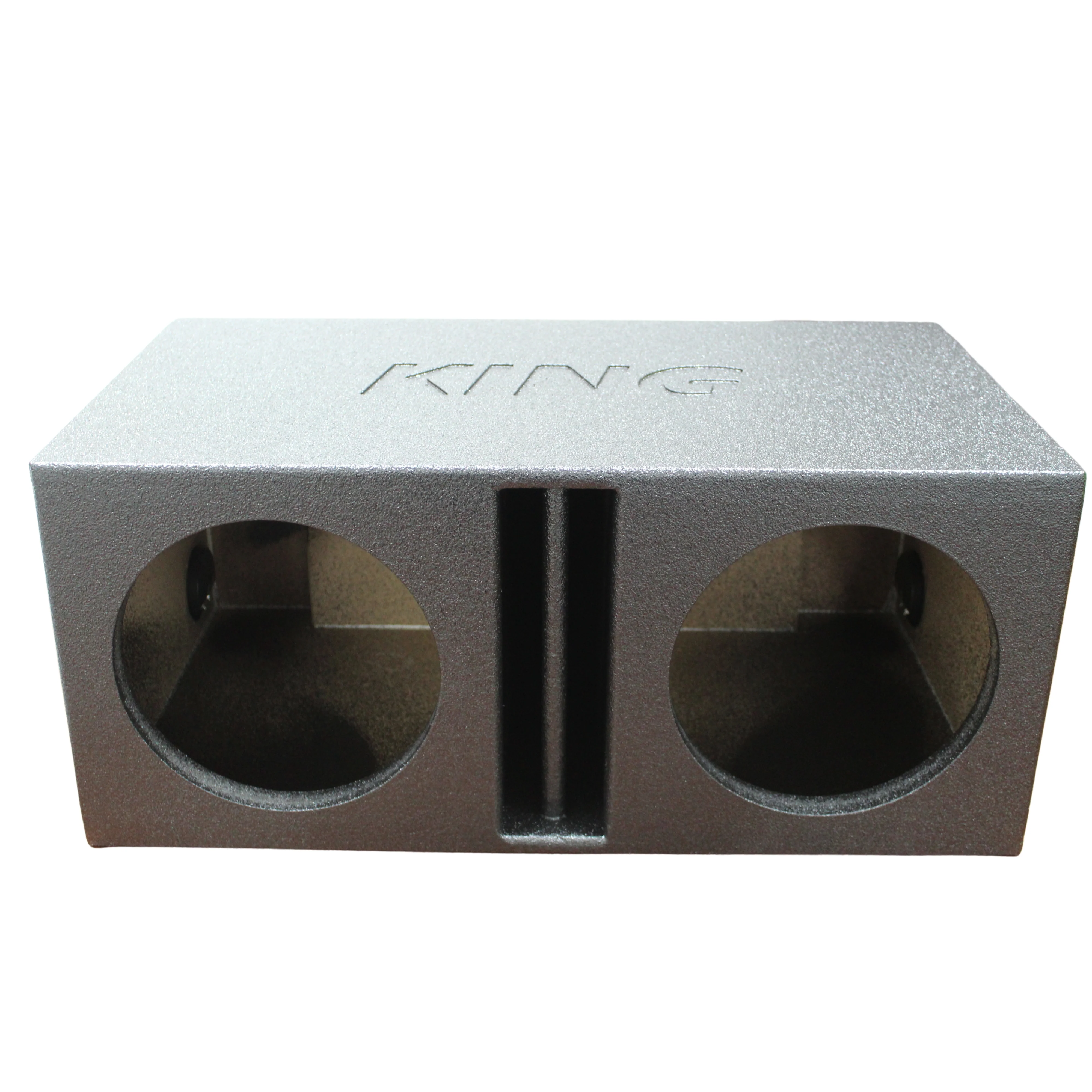King Boxes 10" Dual Vented Divided Sprayed Universal Subwoofer Box AK-10DVL - Image 3