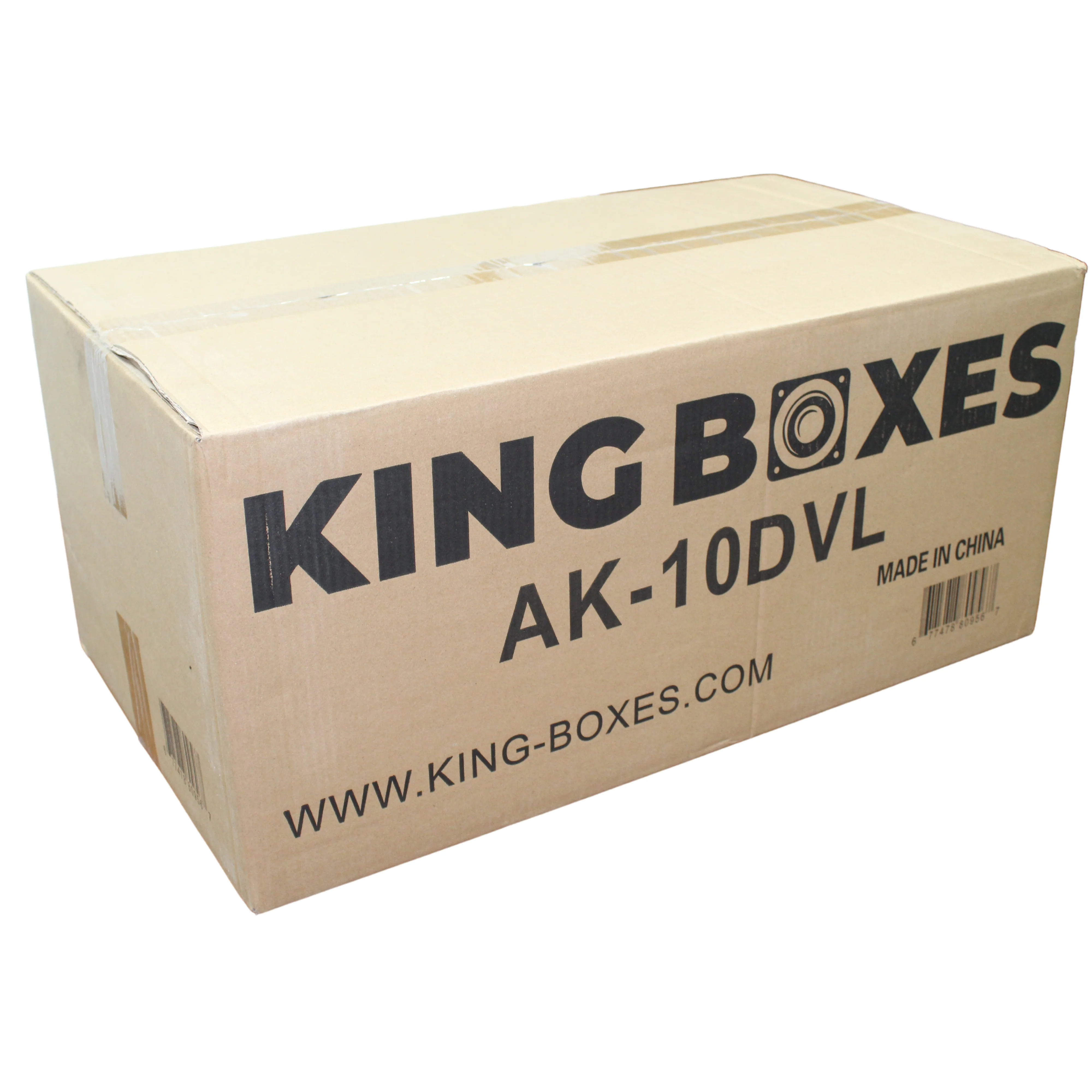 King Boxes 10" Dual Vented Divided Sprayed Universal Subwoofer Box AK-10DVL - Image 5
