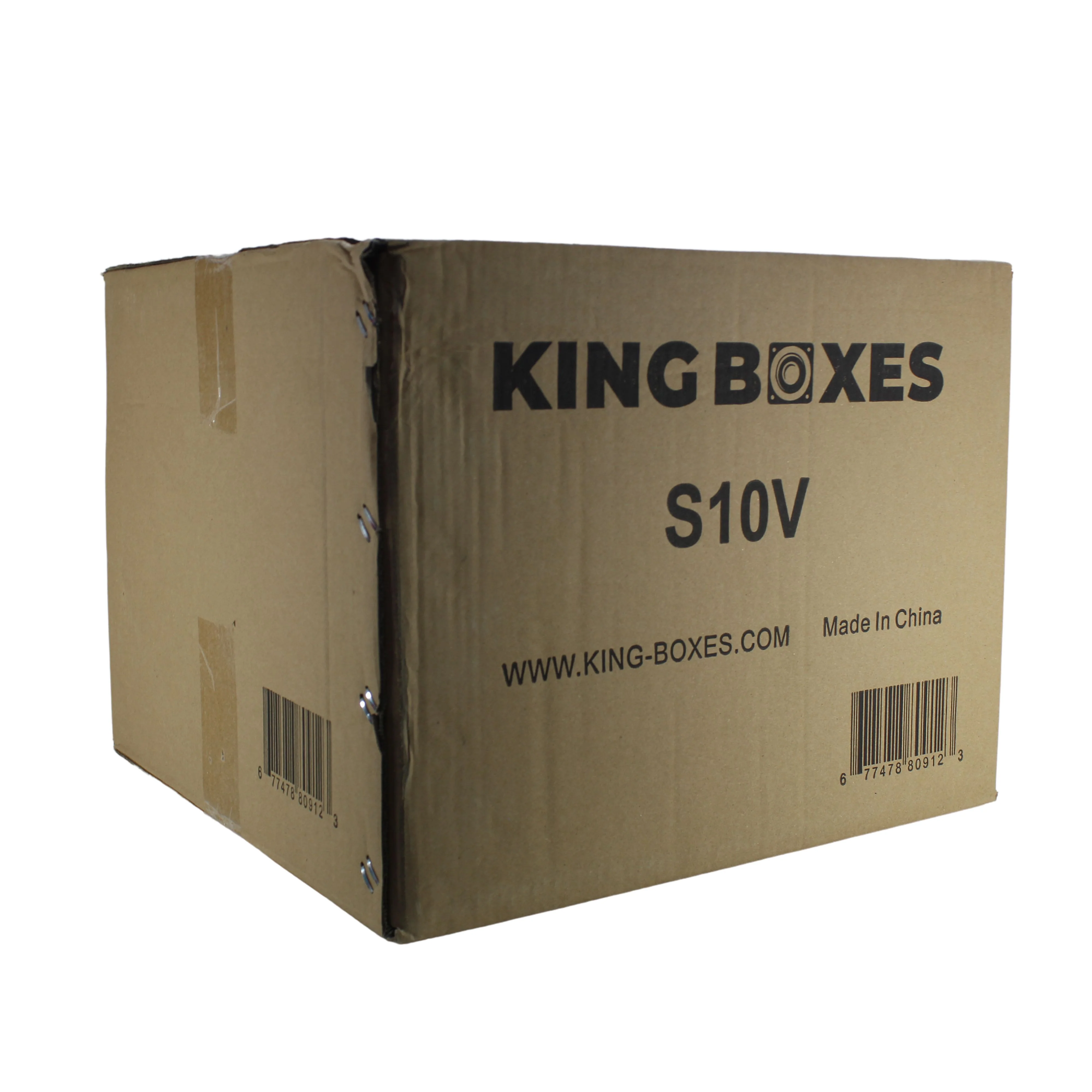 King Boxes 10" Single Ported Carpeted Universal Subwoofer Box S10V - Image 6