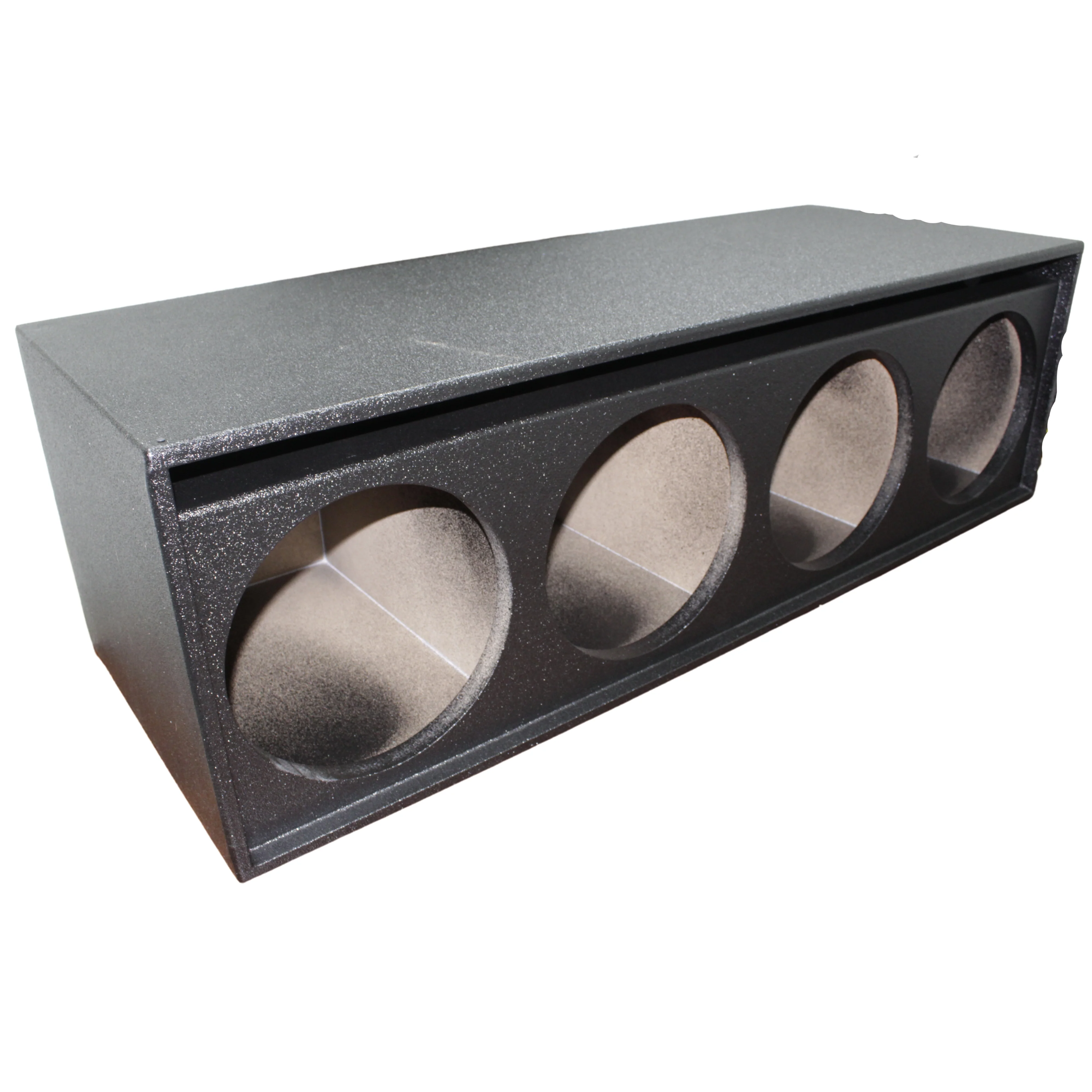 King Boxes 12" Quad Vented Sprayed Universal Subwoofer Box AKQ12