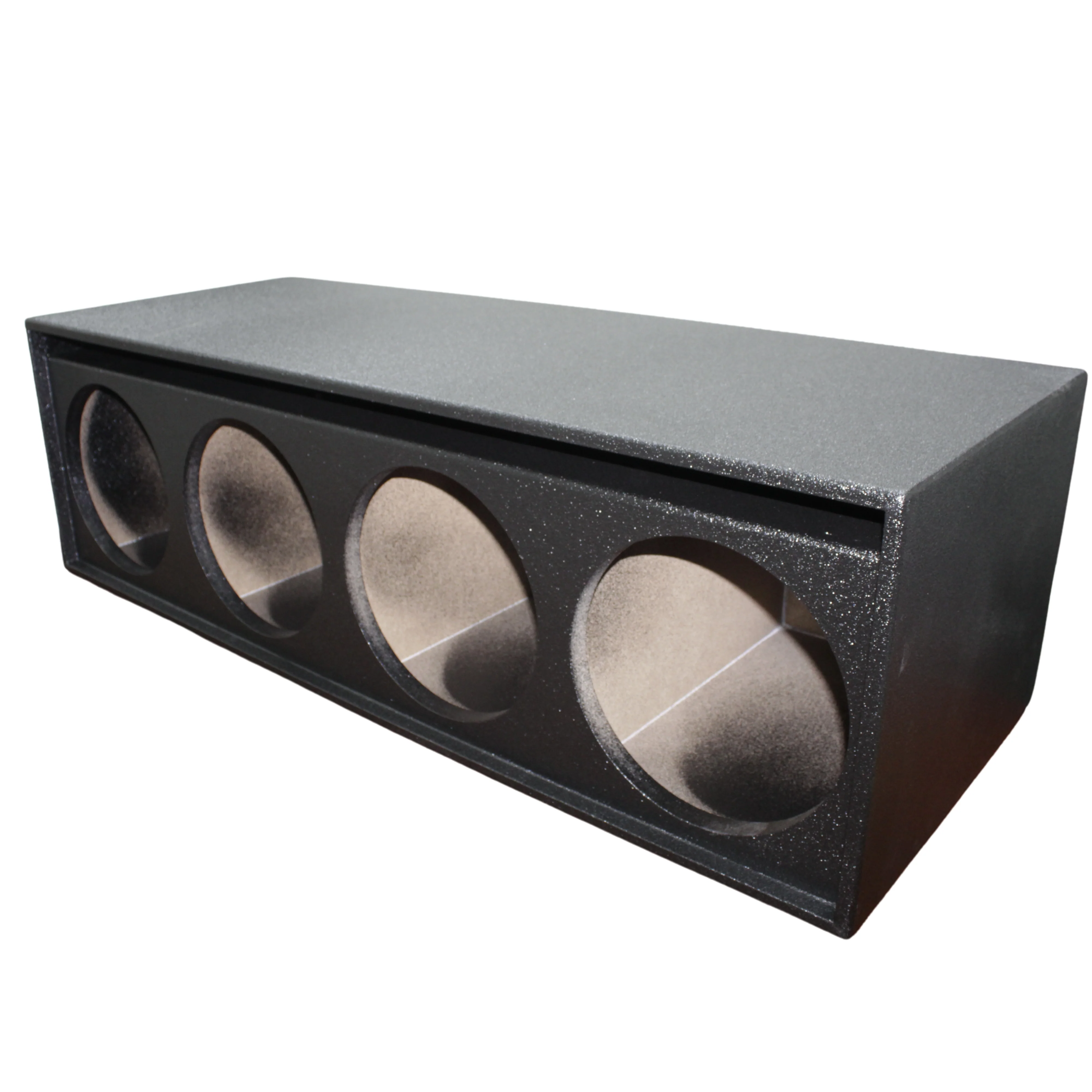 King Boxes 12" Quad Vented Sprayed Universal Subwoofer Box AKQ12 - Image 2