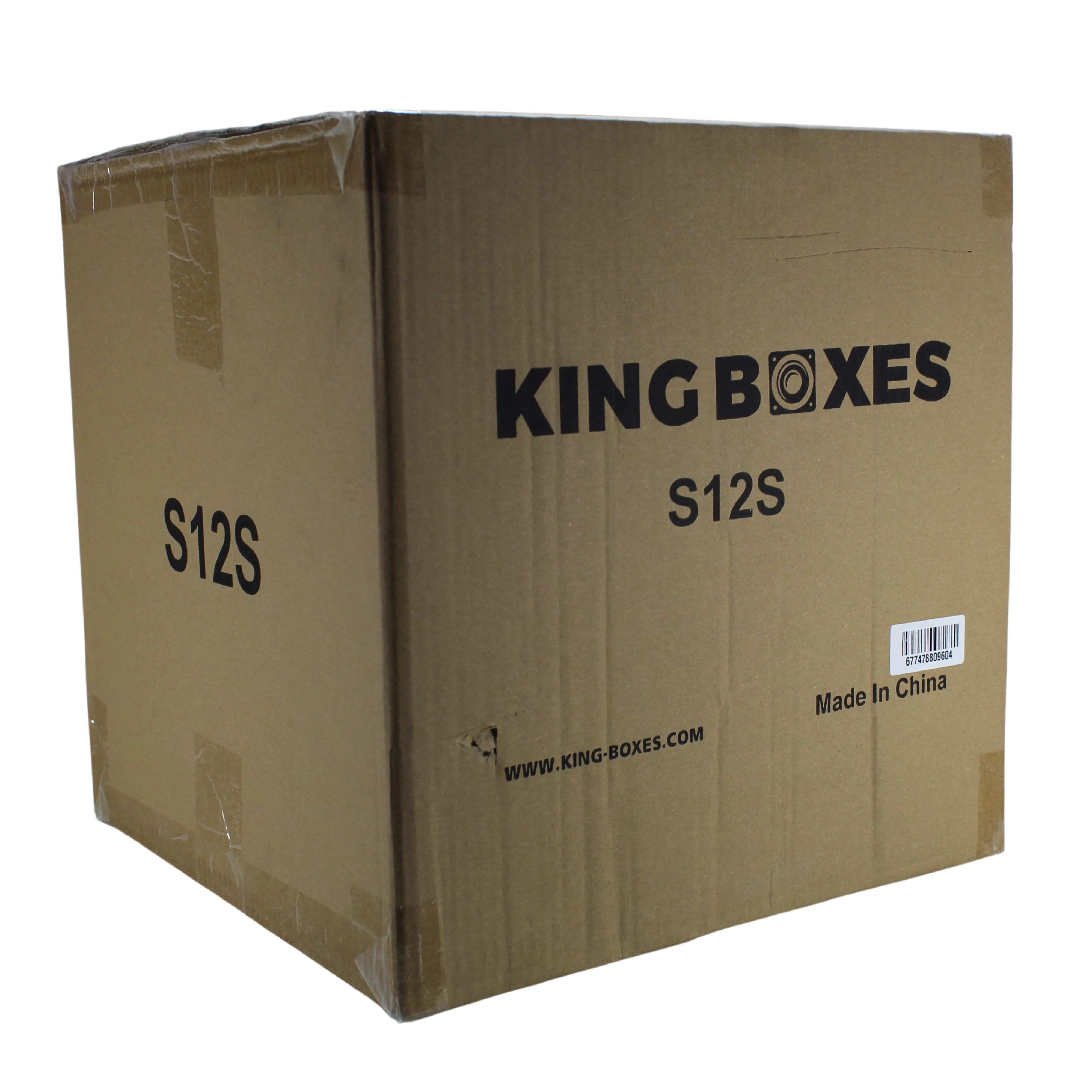 King Boxes 12" Single Sealed Carpeted Universal Subwoofer Box S12S - Image 6
