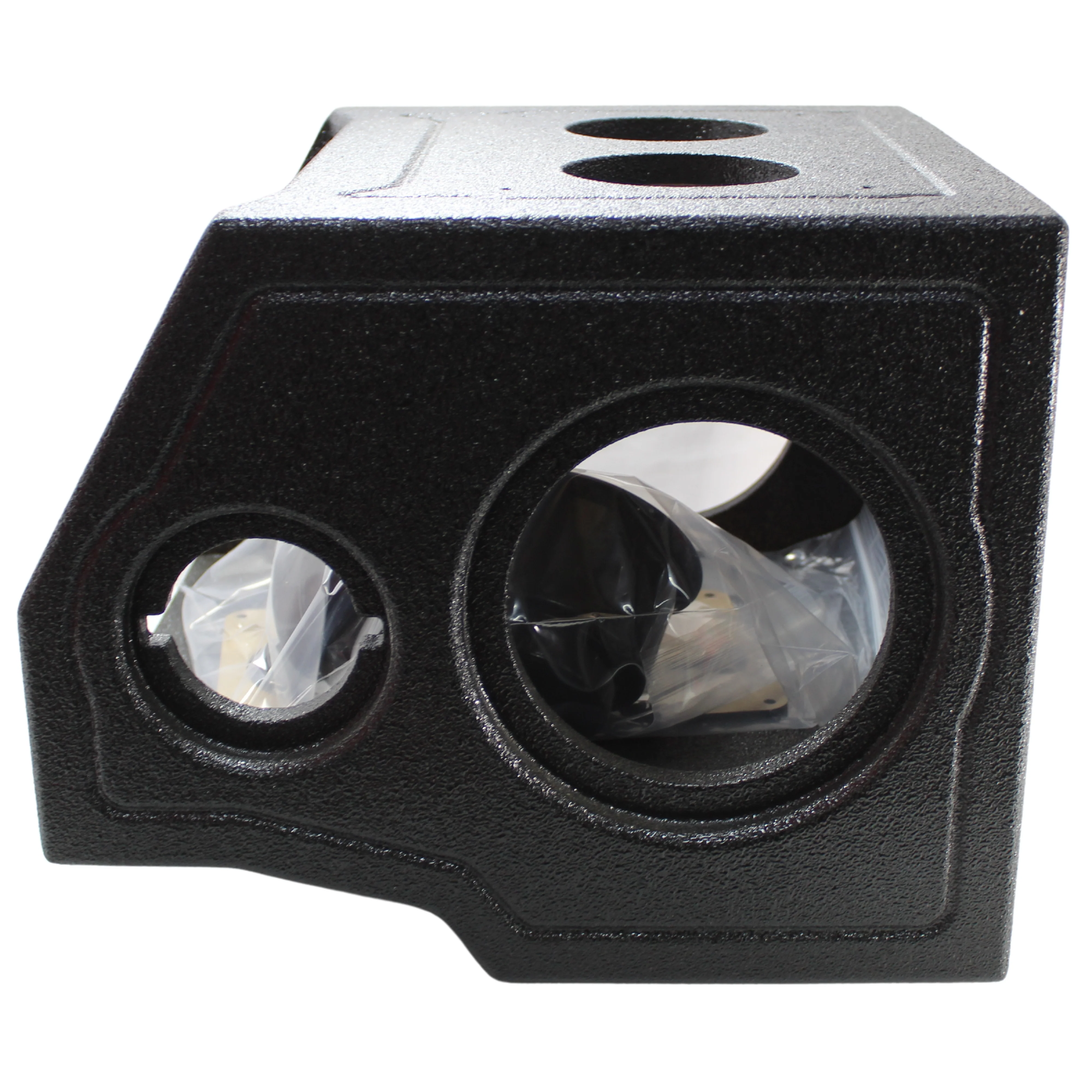 King Boxes Mini 04-08 Ford (2) 6.5" (2) 1" Tweeter Sprayed Center Console - Image 4
