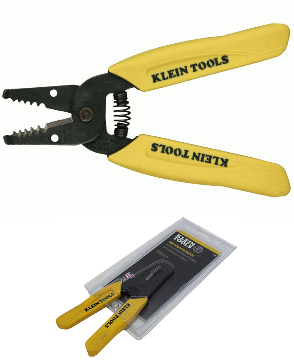 Klein Tools 9" Heavy Duty Wire Cutter Crimper 10-22 AWG + Wire Stripper Cutter - Image 3