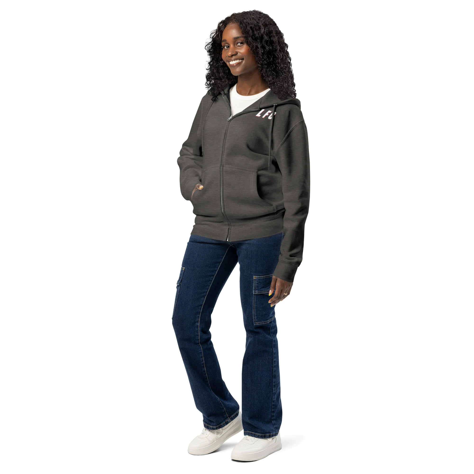 Low Frequency Club LFC Premium Basshead Hoodie Zip Hoodie - Image 11