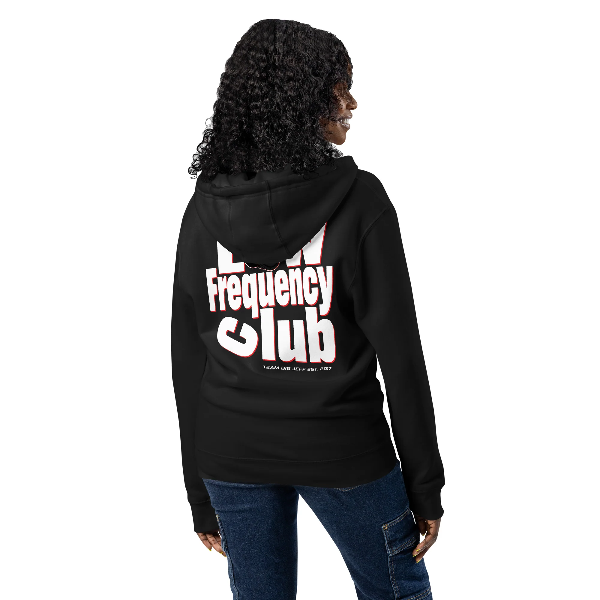 Low Frequency Club LFC Premium Basshead Hoodie Zip Hoodie - Image 3