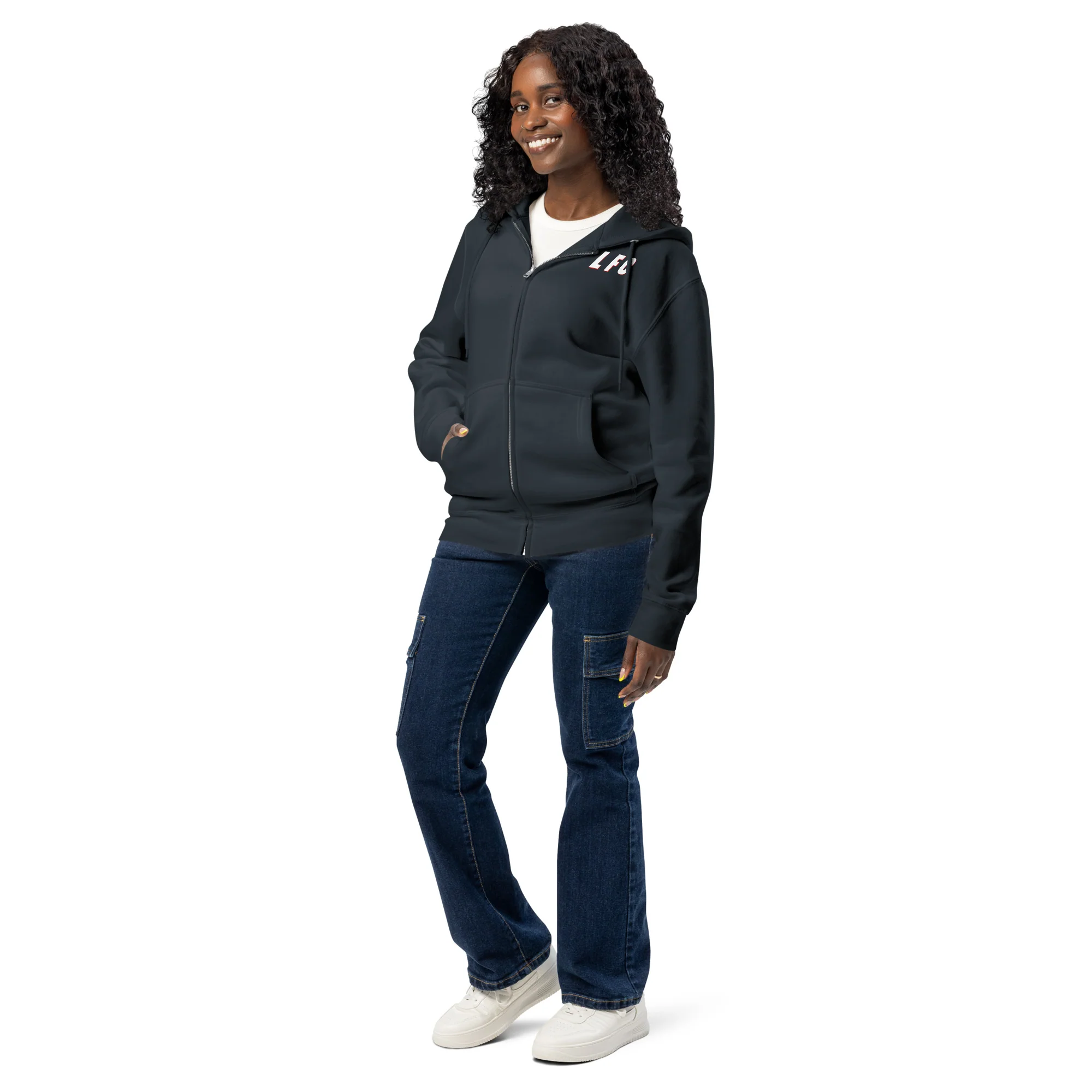 Low Frequency Club LFC Premium Basshead Hoodie Zip Hoodie - Image 5