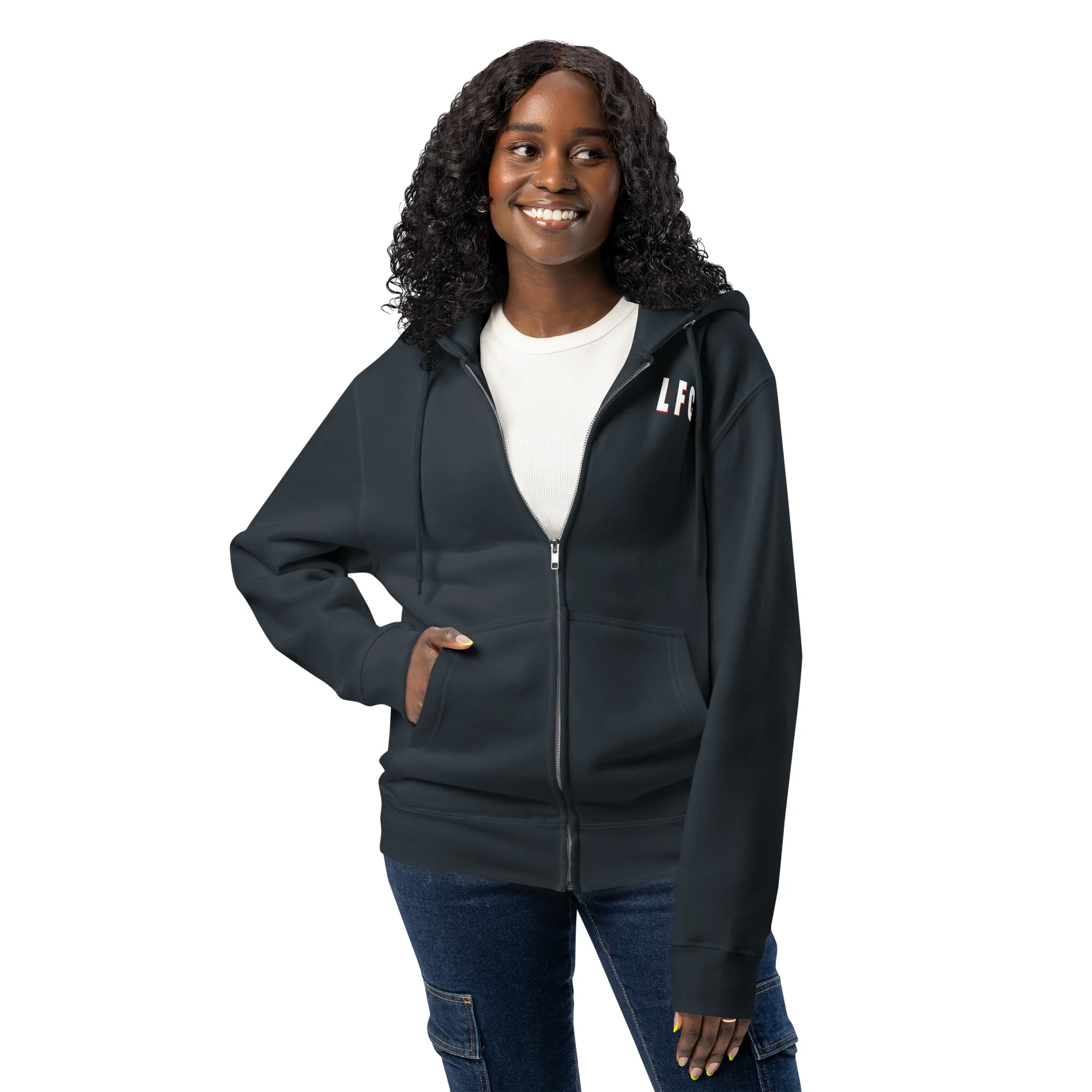 Low Frequency Club LFC Premium Basshead Hoodie Zip Hoodie - Image 6