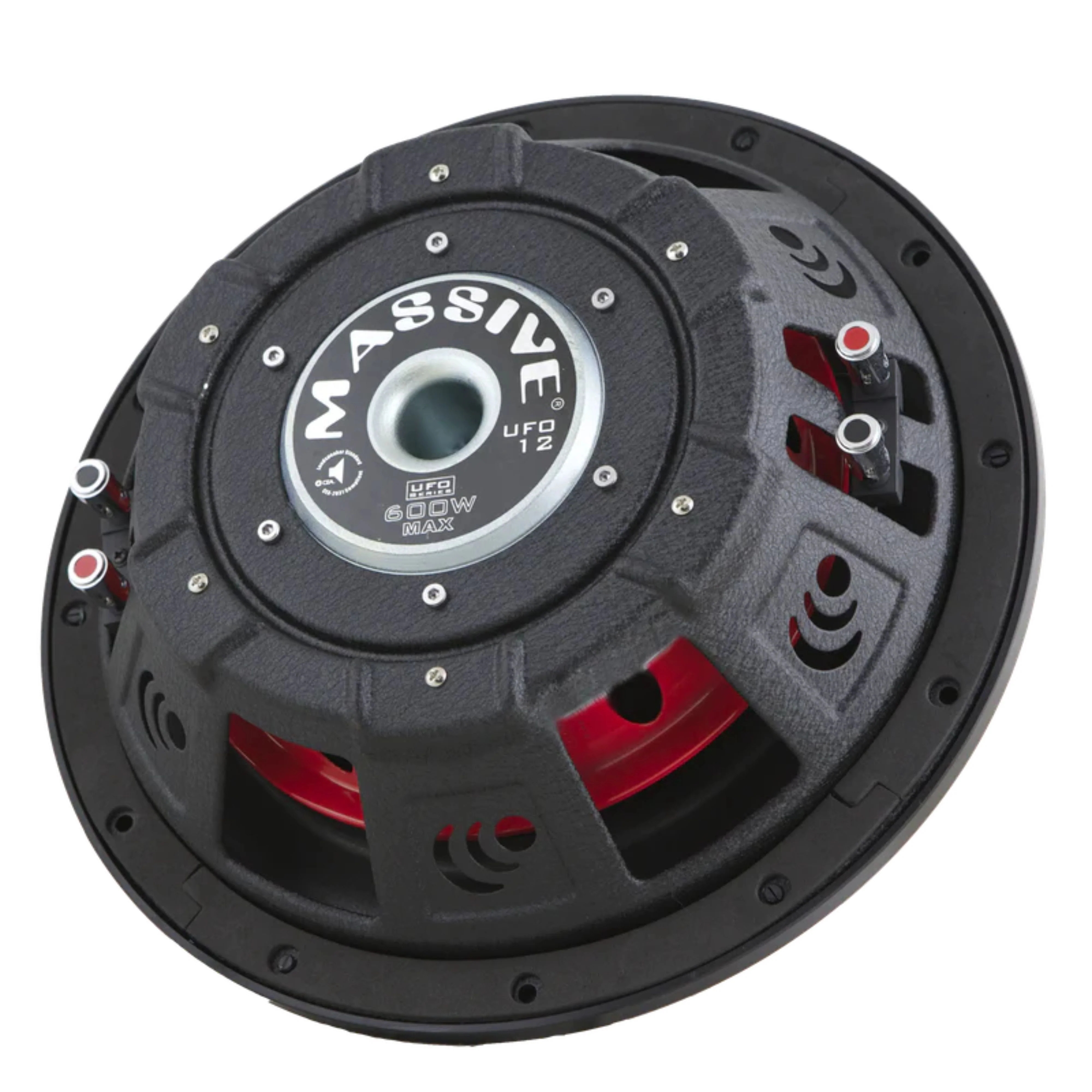 Massive Audio 12" Dual 4-Ohm 300 Watts RMS Slim Subwoofer - UFO12V2 - Image 2