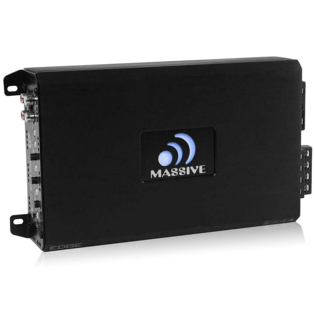 Massive Audio Nano Edge 4Channel Amplifier  800W Class AB Full Range SQ EX44