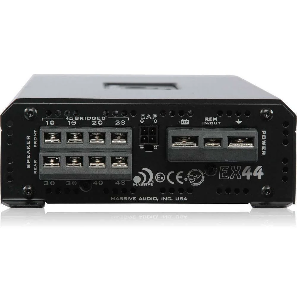 Massive Audio Nano Edge 4Channel Amplifier  800W Class AB Full Range SQ EX44 - Image 4
