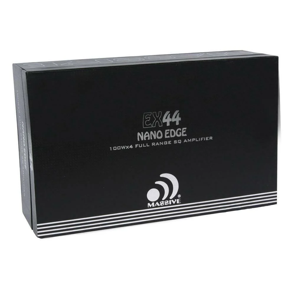 Massive Audio Nano Edge 4Channel Amplifier  800W Class AB Full Range SQ EX44 - Image 7