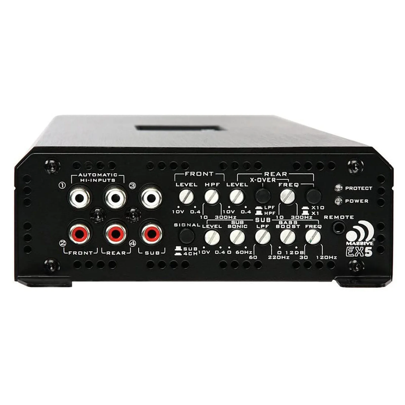Massive Audio Nano Edge 5-Channel 1360W RMS Full Range Hybrid Amplifier EX5 - Image 2