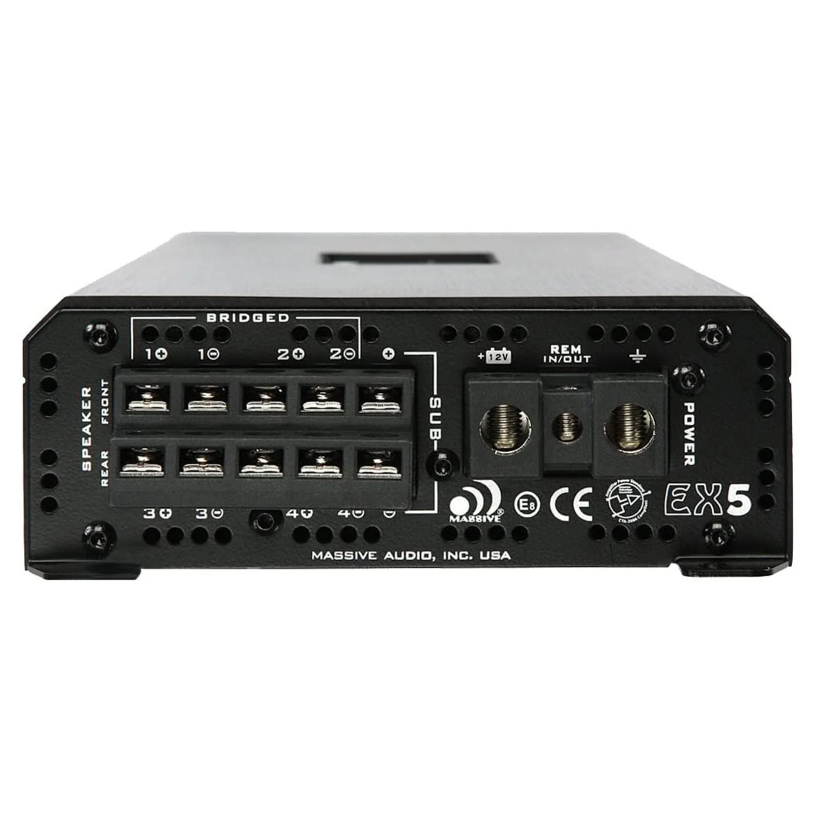 Massive Audio Nano Edge 5-Channel 1360W RMS Full Range Hybrid Amplifier EX5 - Image 3