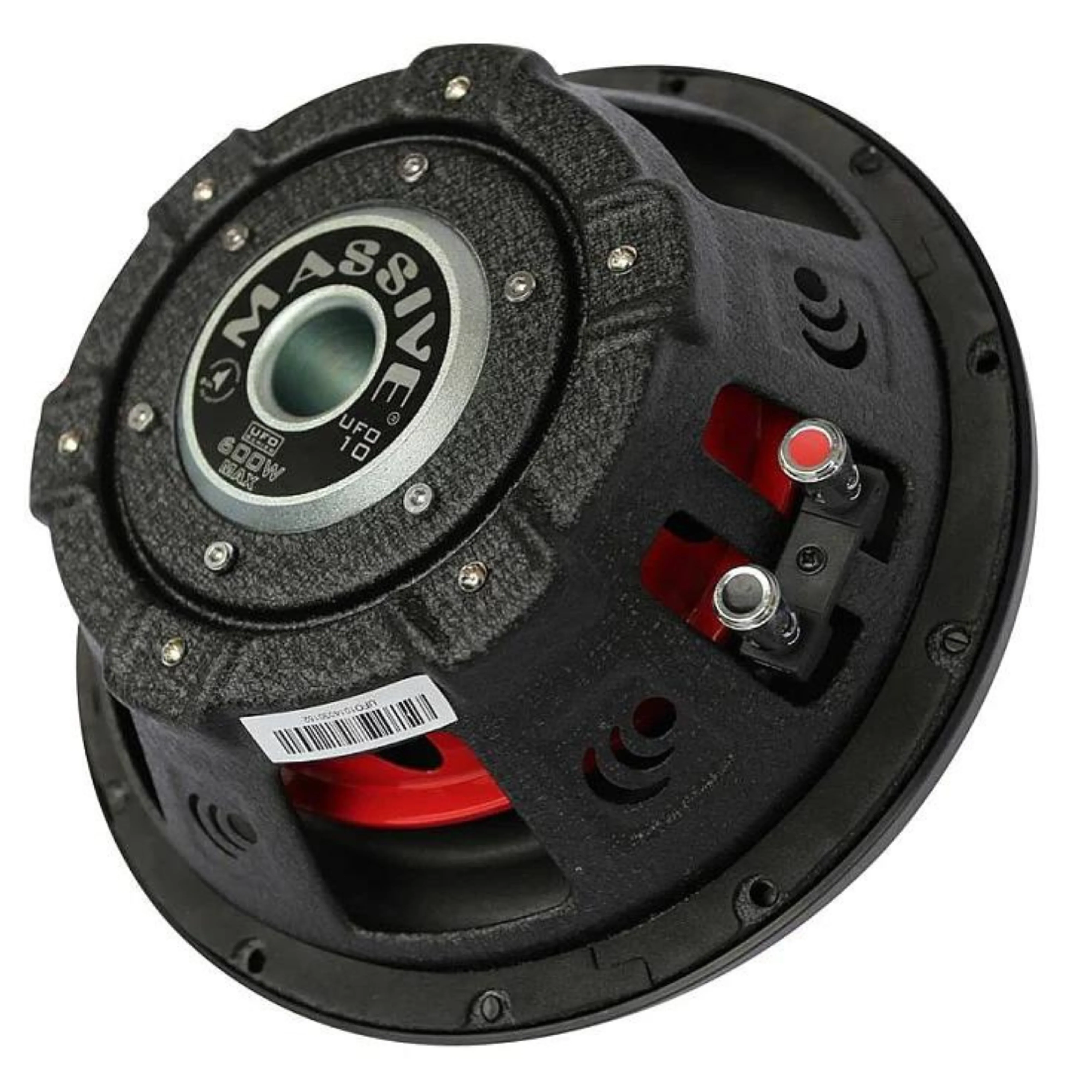 Massive Audio UFO10 10" 600 Watt Dual 4 Ohm Shallow Mount Subwoofer OPEN BOX - Image 3
