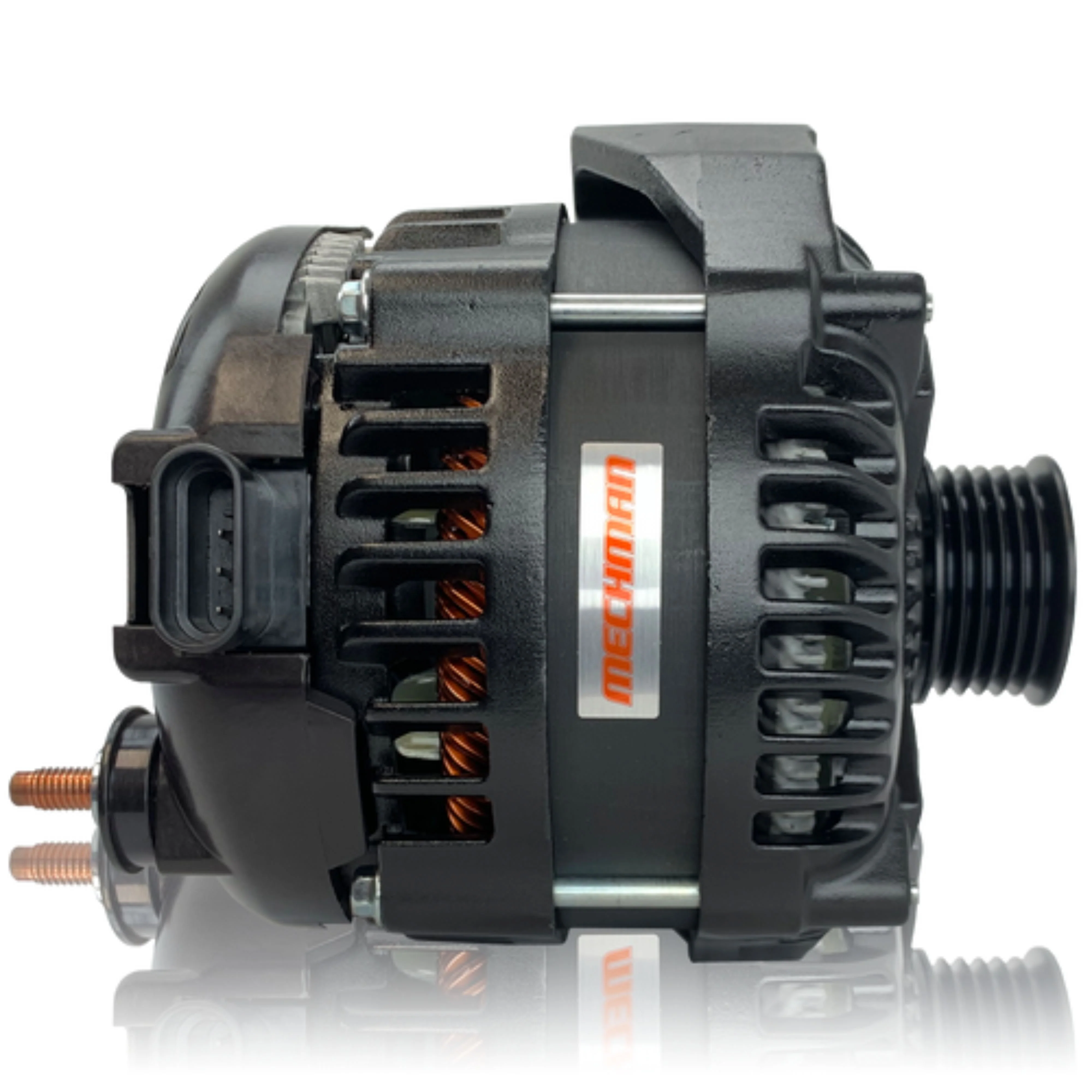 Mechman E-Series 400 Amp Black Alternator For 96 - 04 GM Truck 8206400-BLAC - Image 5